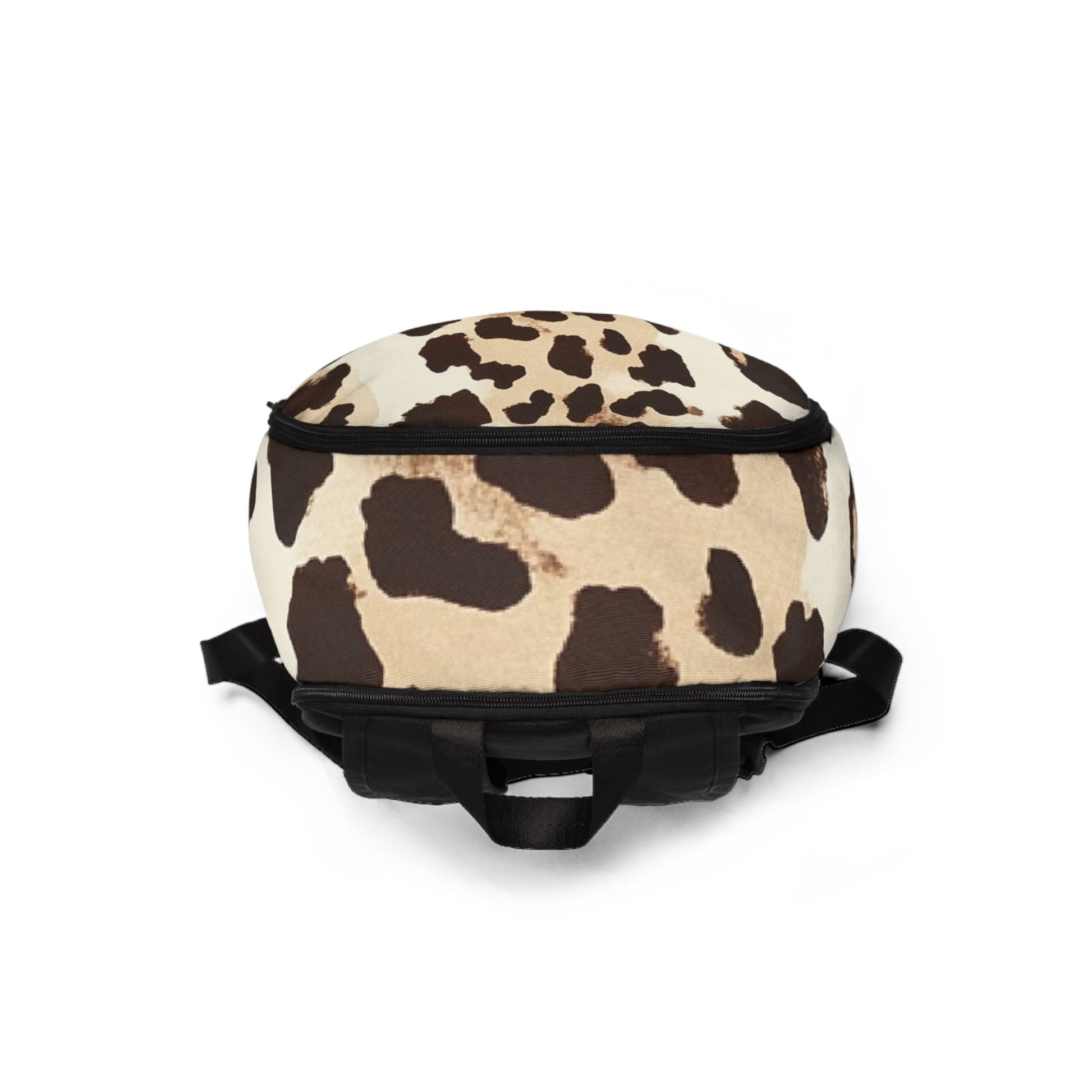 Leopard Print Laptop Backpack, Artsulli - Art is Long, Life is Short, Bags, , , , , , , 