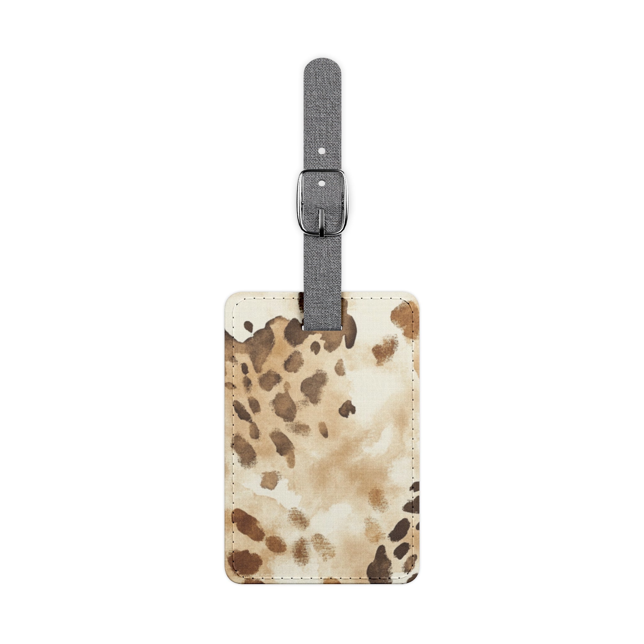 Leopard Print Luggage Tag, Artsulli - Art is Long, Life is Short, Accessories, Size, One size, Shape, Rectangle, , , 12092830031323390010