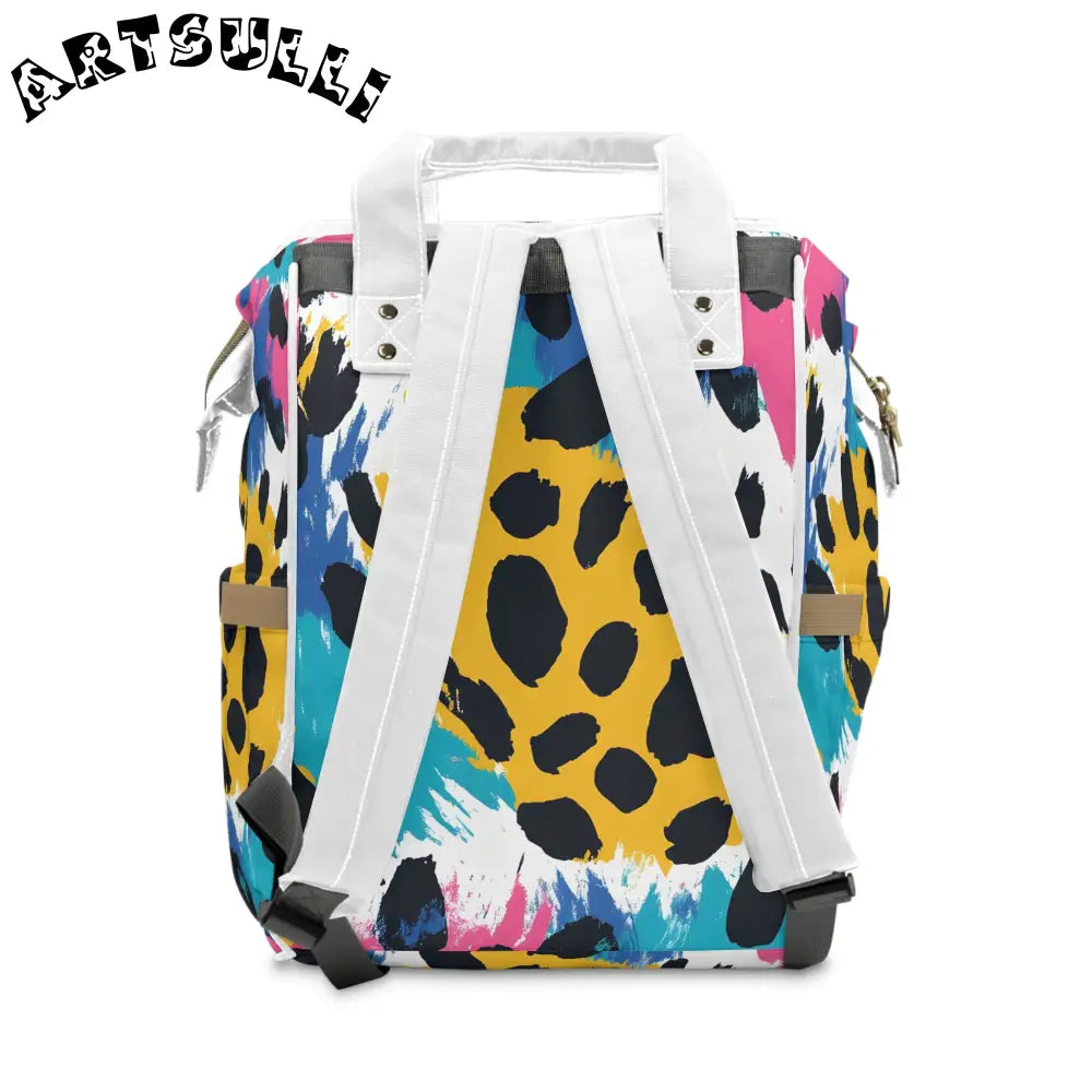 JAKKOUTTHEBXX Leopard Print Multi-Purpose Diaper Backpack 2025