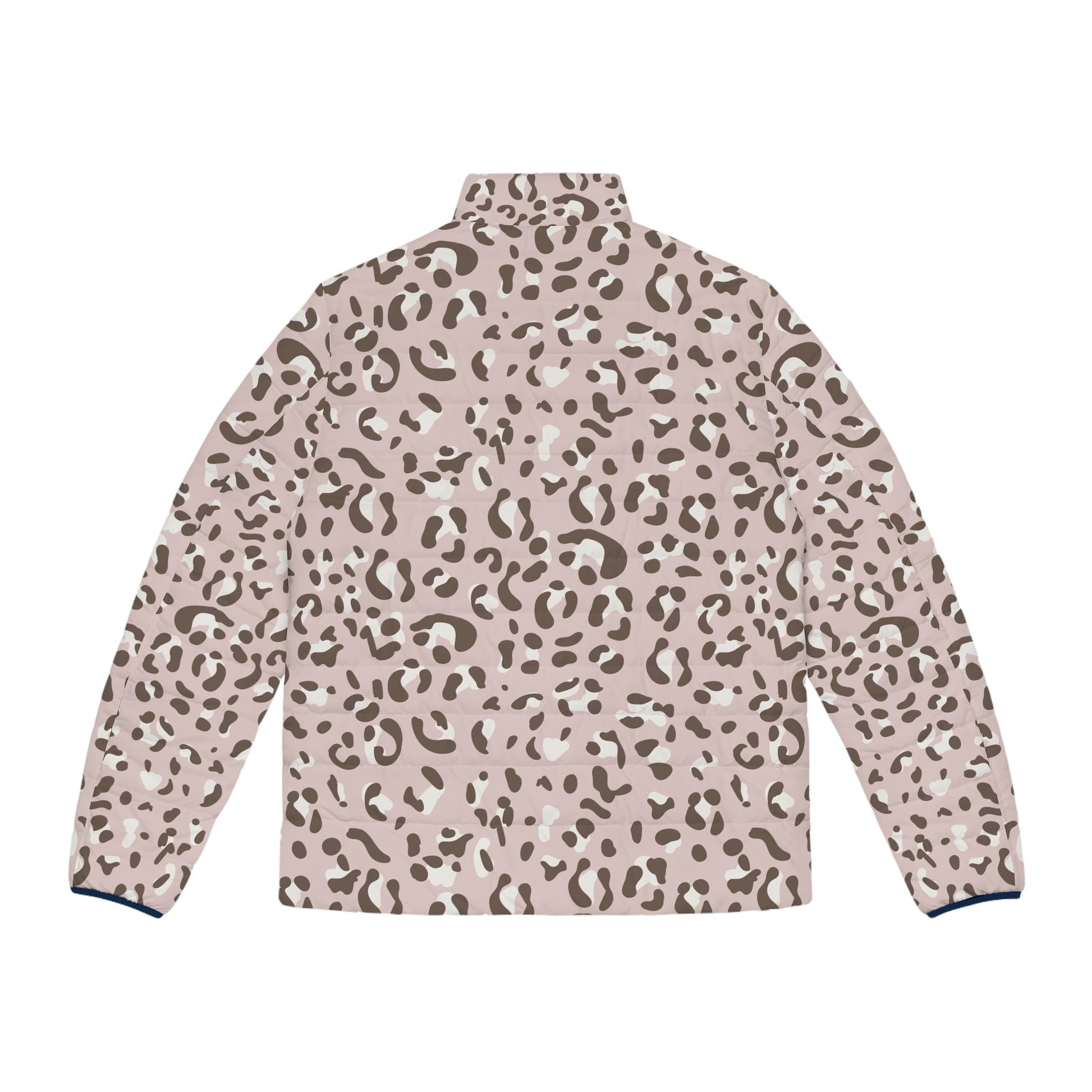 Leopard Print Puffer Jacket, Artsulli - Art is Long, Life is Short, All Over Prints, , , , , , , 