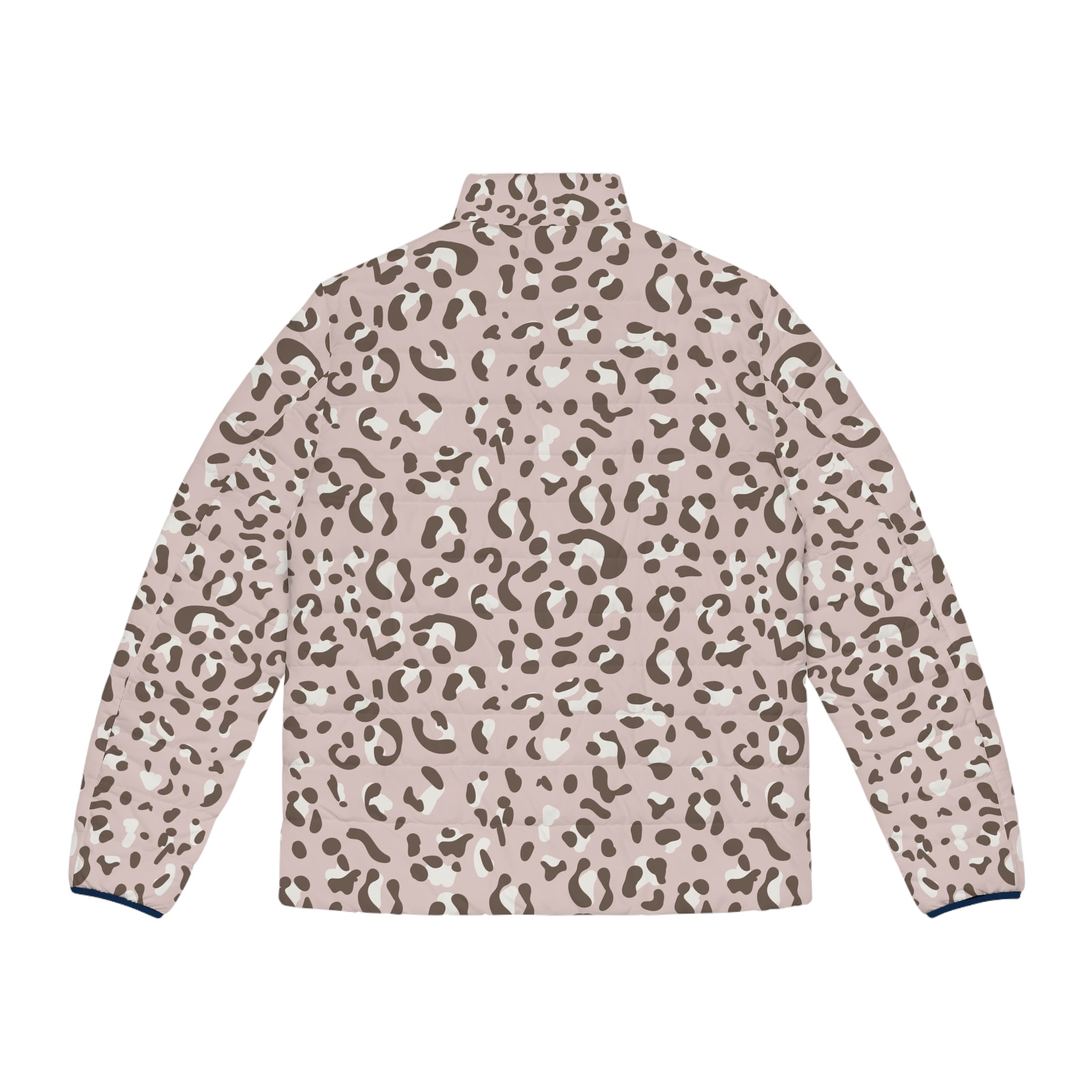 Leopard Print Puffer Jacket, Artsulli - Art is Long, Life is Short, All Over Prints, , , , , , , 