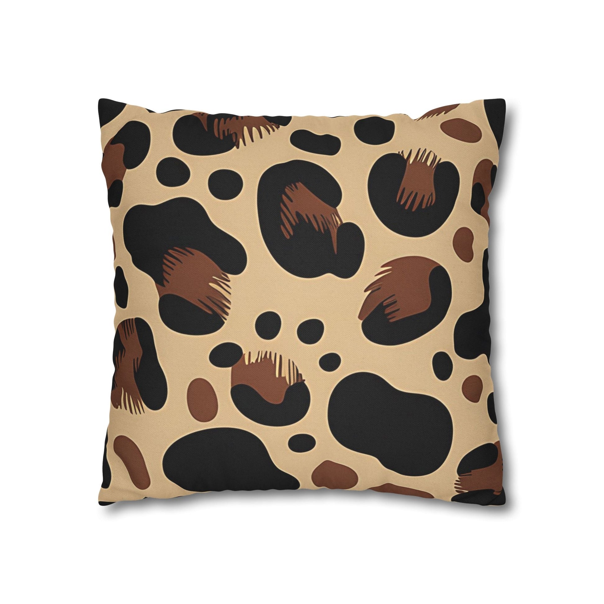 Leopard Print Throw Pillow, Artsulli - Art is Long, Life is Short, Home Decor, , , , , , , 
