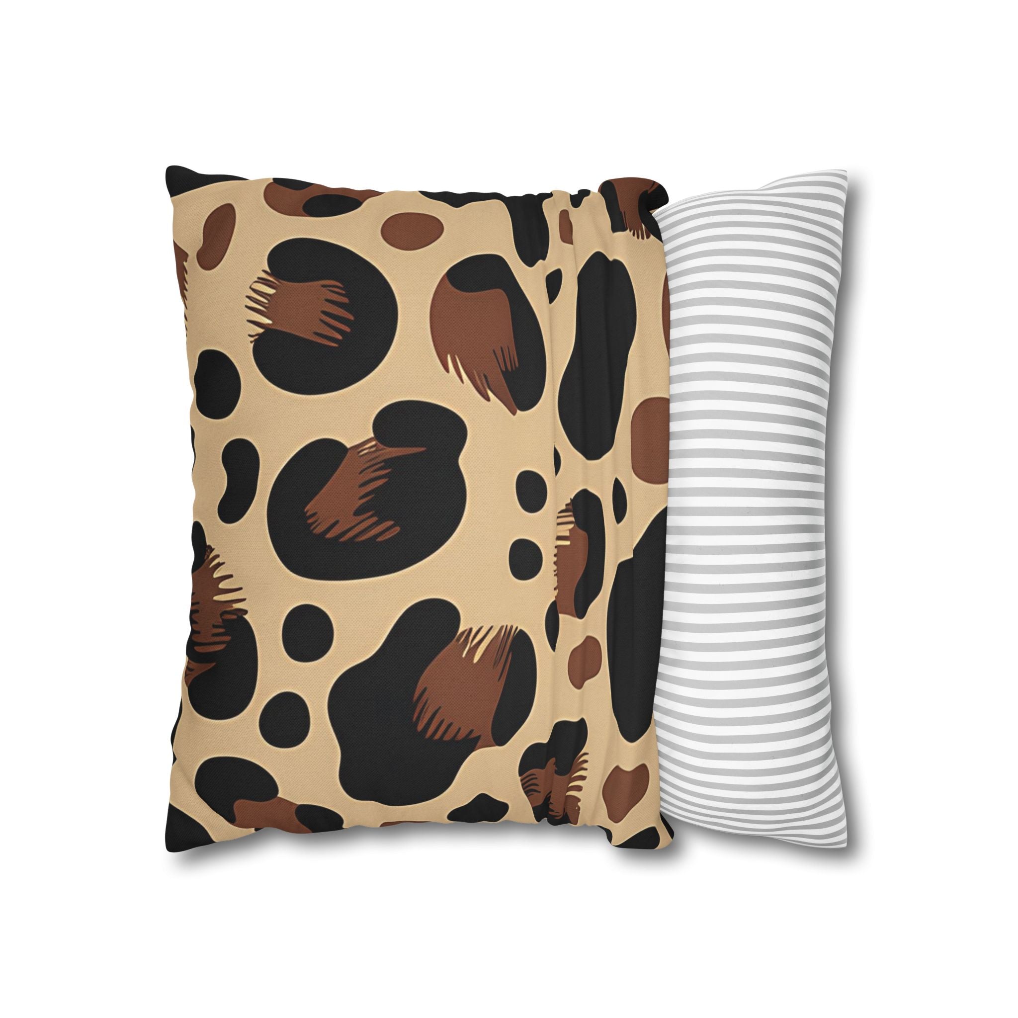Leopard Print Throw Pillow, Artsulli - Art is Long, Life is Short, Home Decor, , , , , , , 