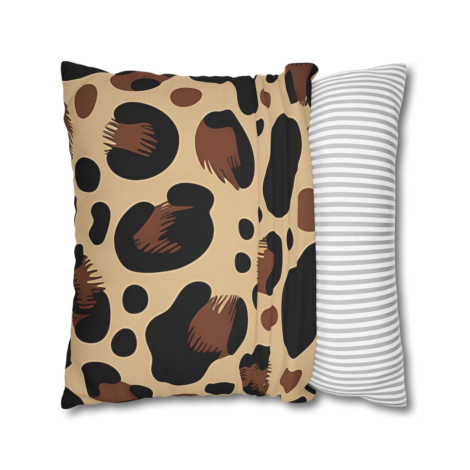 Leopard Print Throw Pillow, Artsulli - Art is Long, Life is Short, Home Decor, , , , , , , 
