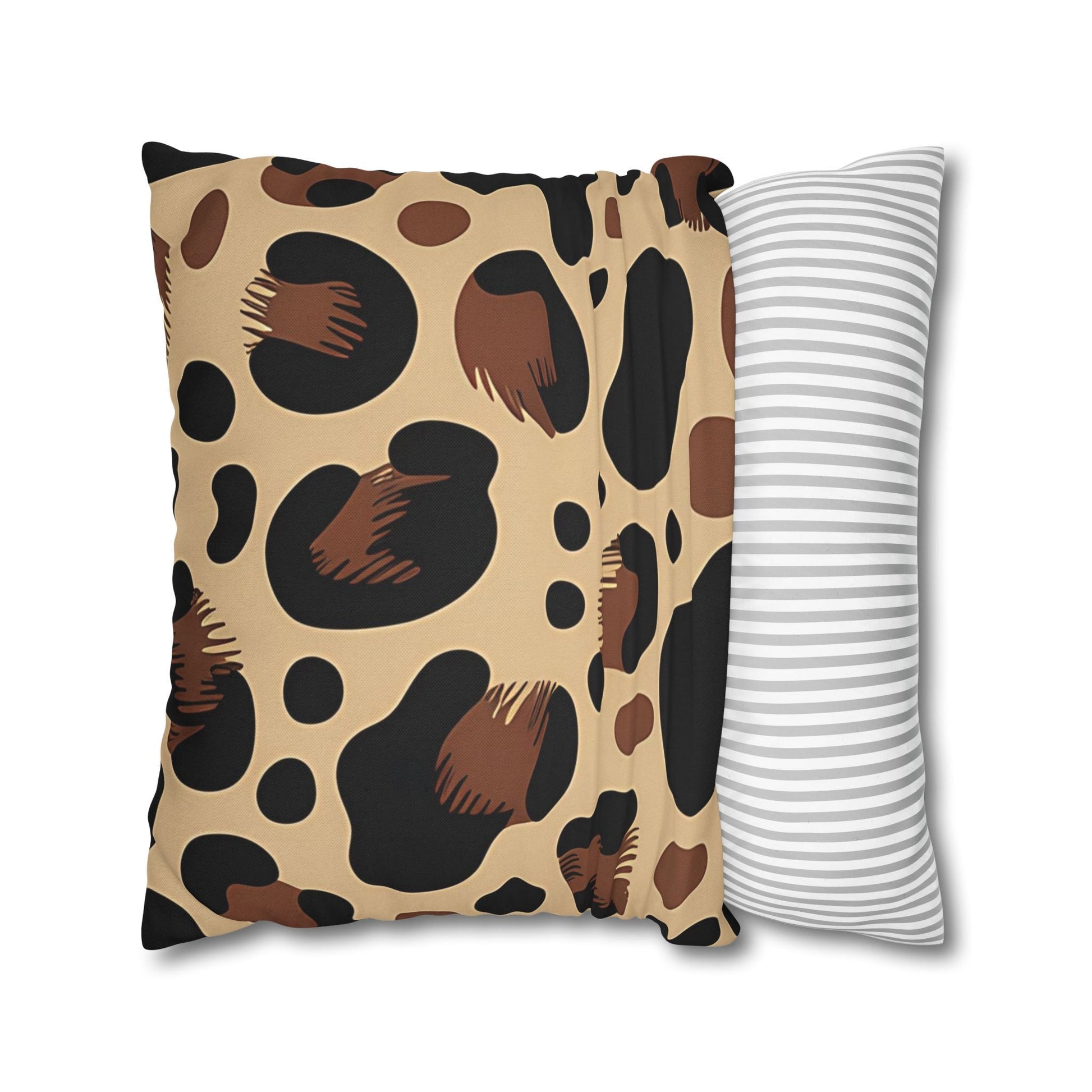 Leopard Print Throw Pillow, Artsulli - Art is Long, Life is Short, Home Decor, , , , , , , 