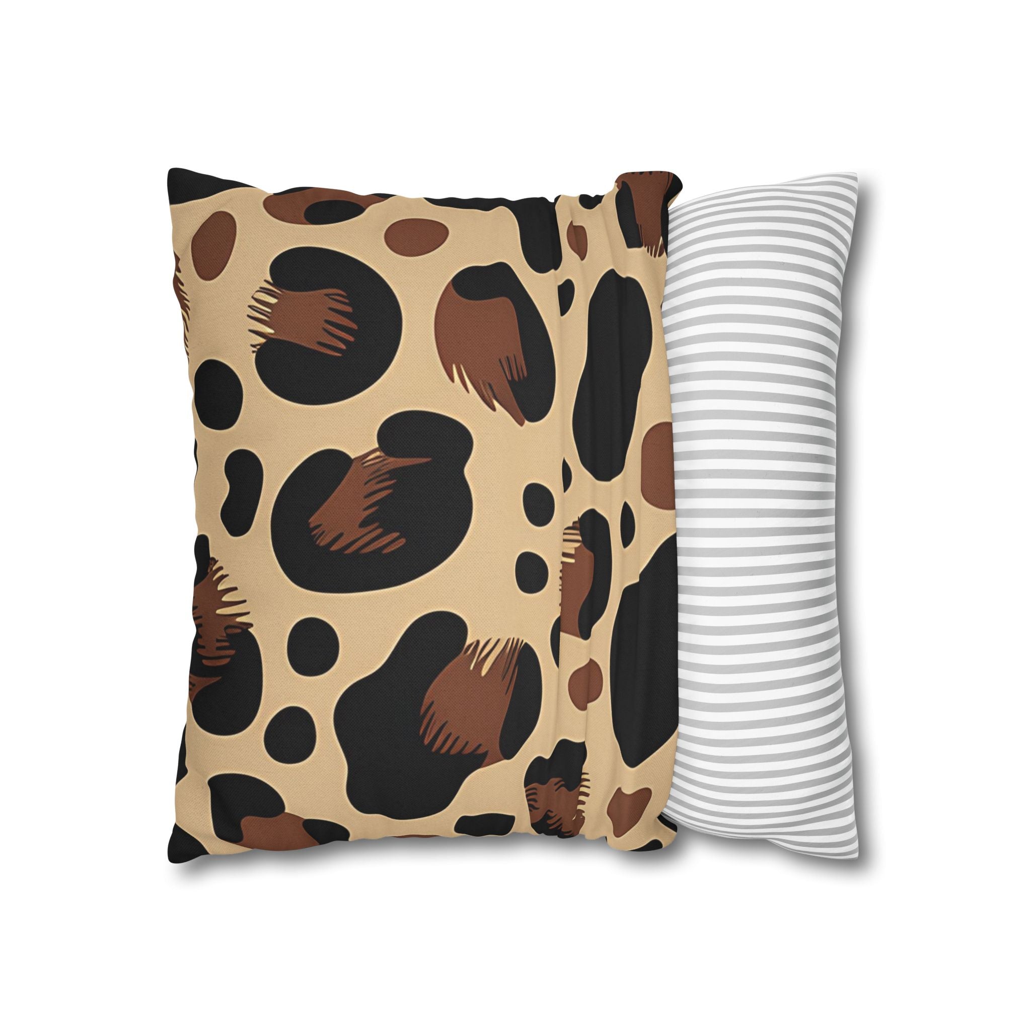 Leopard Print Throw Pillow, Artsulli - Art is Long, Life is Short, Home Decor, , , , , , , 
