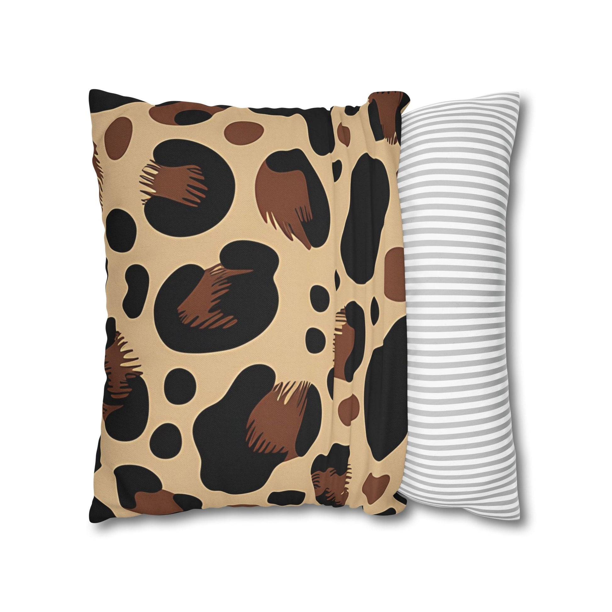 Leopard Print Throw Pillow, Artsulli - Art is Long, Life is Short, Home Decor, , , , , , , 