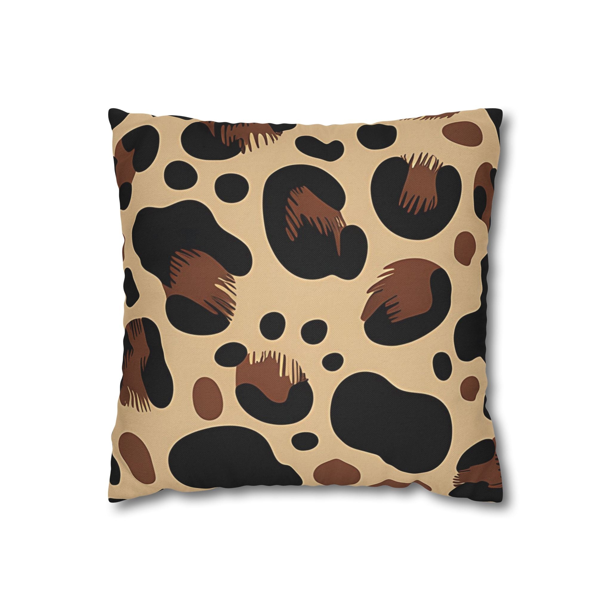 Printify Leopard Print Throw Pillow 2025
