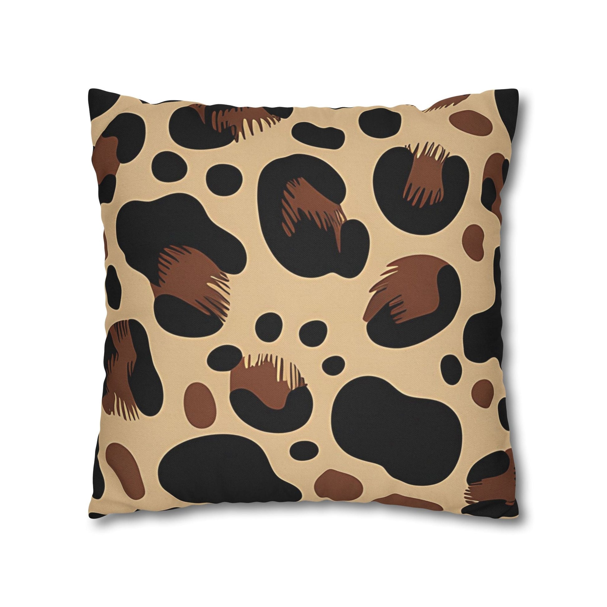 Leopard Print Throw Pillow, Artsulli - Art is Long, Life is Short, Home Decor, , , , , , , 