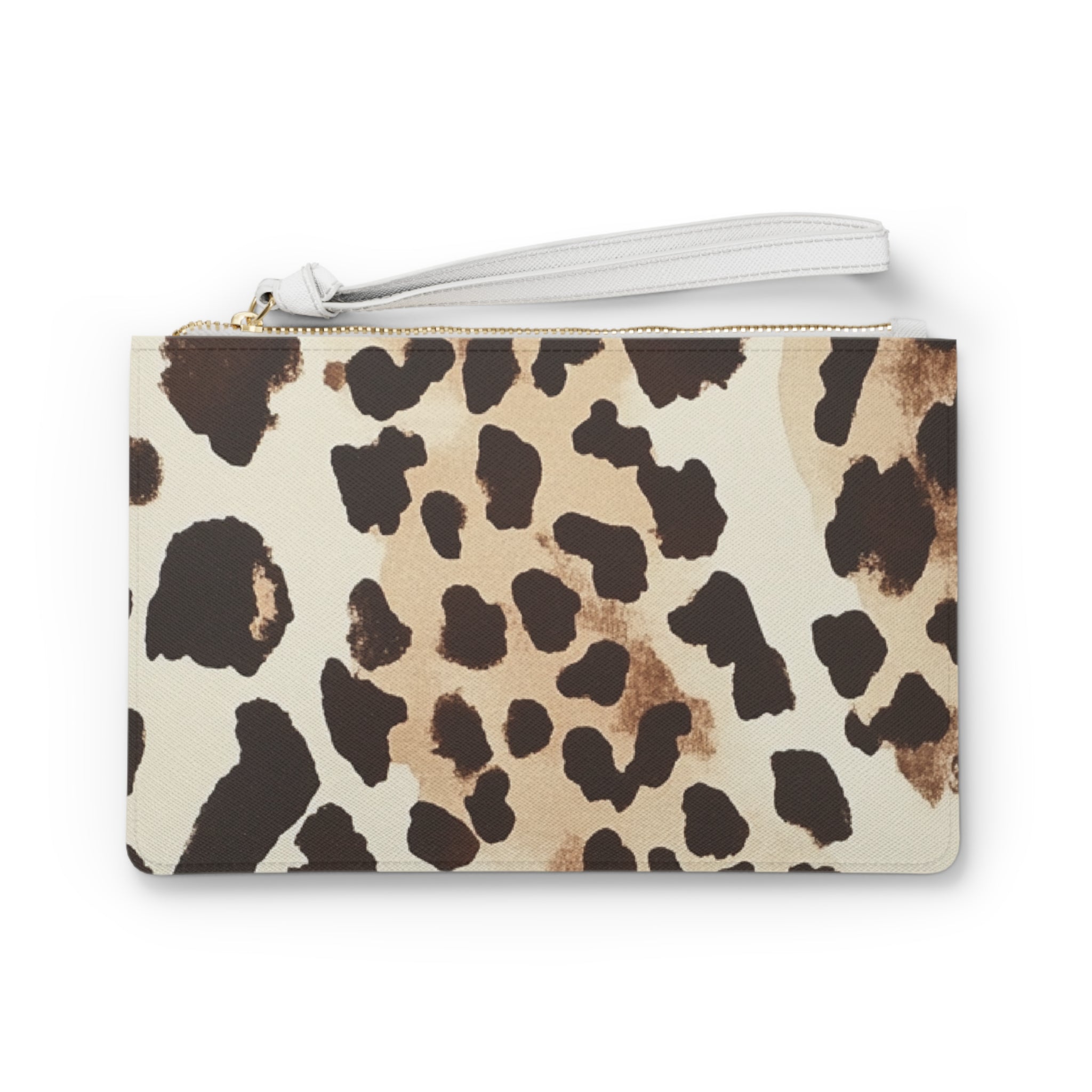 Leopard Print Wristlet Clutch Bag, Artsulli - Art is Long, Life is Short, Bags, Size, One size, , , , , 55201505399240601880
