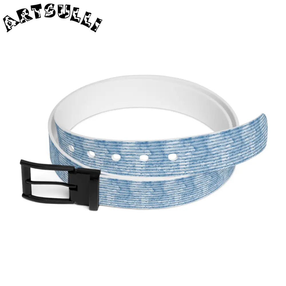 JAKKOUTTHEBXX Light Blue Art Printed C4 Belt Strap 2025