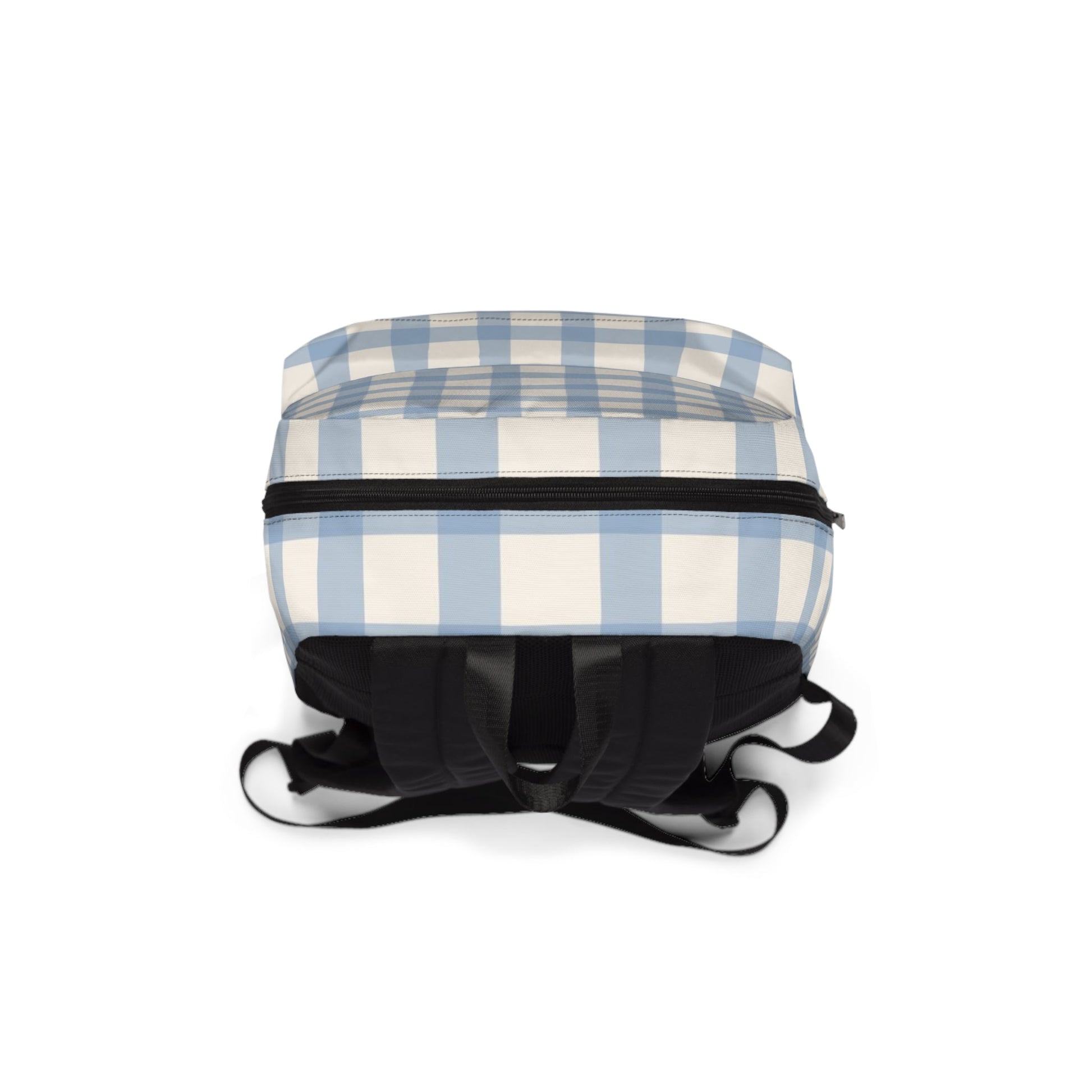 Light Blue Gingham Backpack, Artsulli - Art is Long, Life is Short, Bags, , , , , , , 