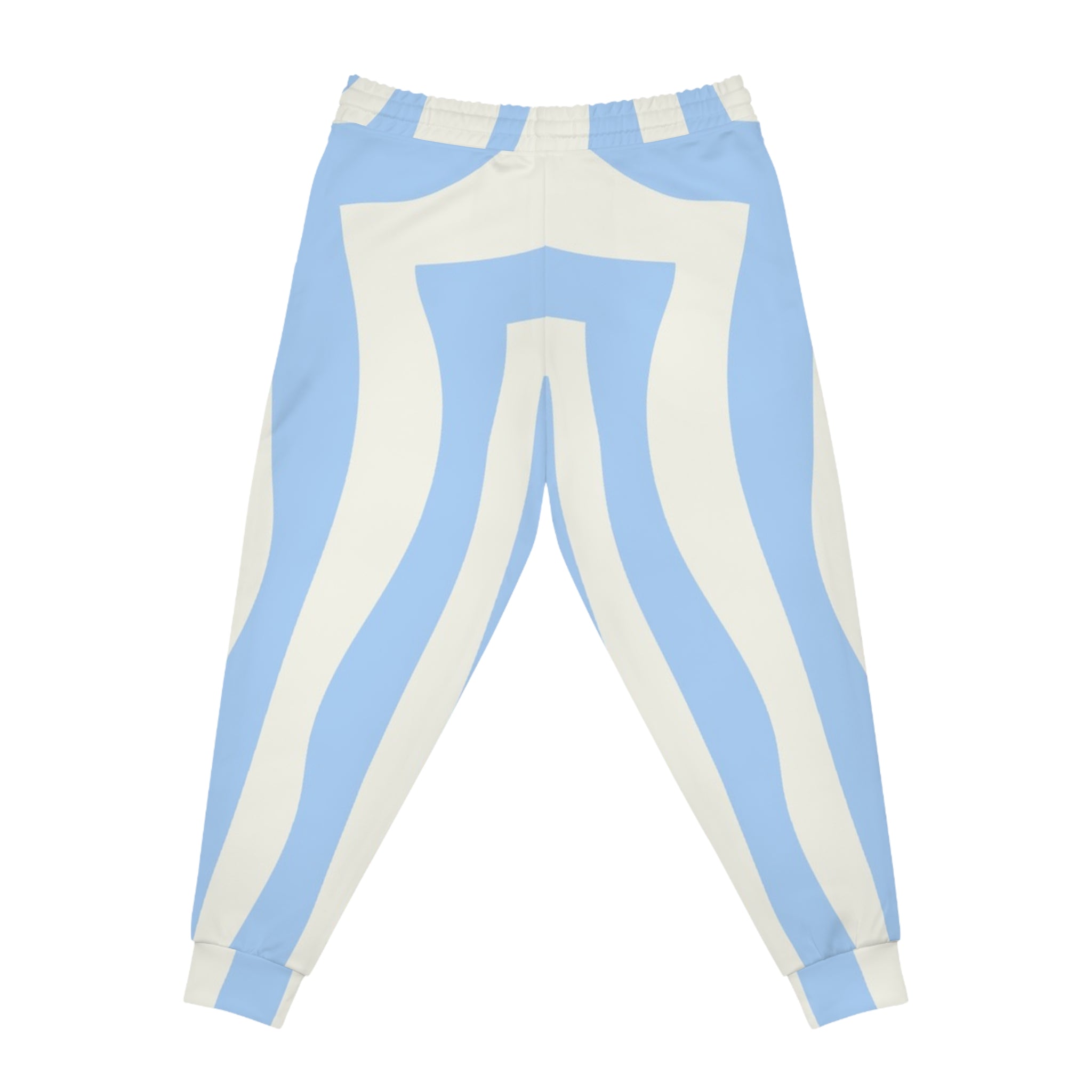 Printify Light Blue Patterned Unisex Joggers 2025