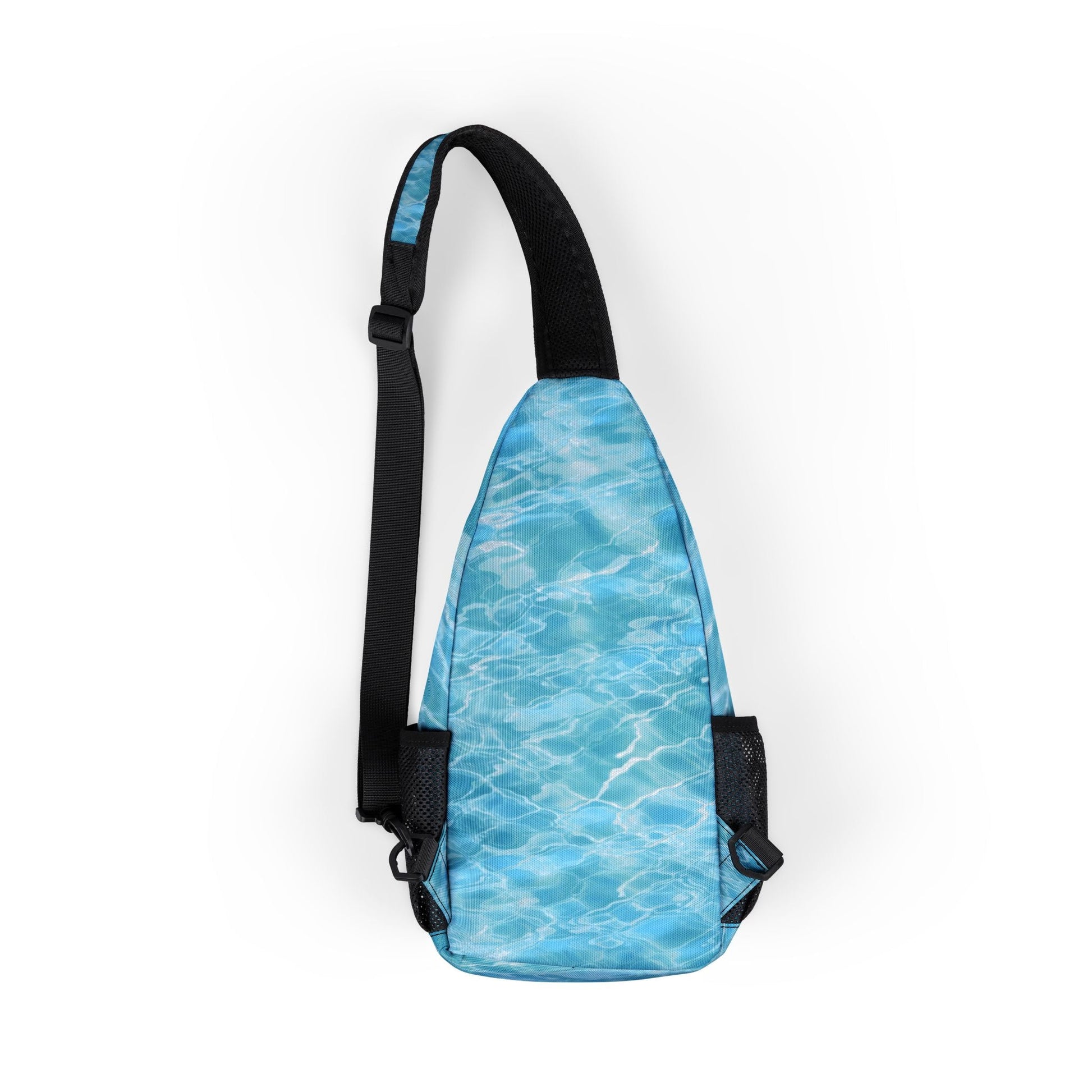 Light Blue Water Ripple Chest Bag, Artsulli - Art is Long, Life is Short, Bags, , , , , , , 