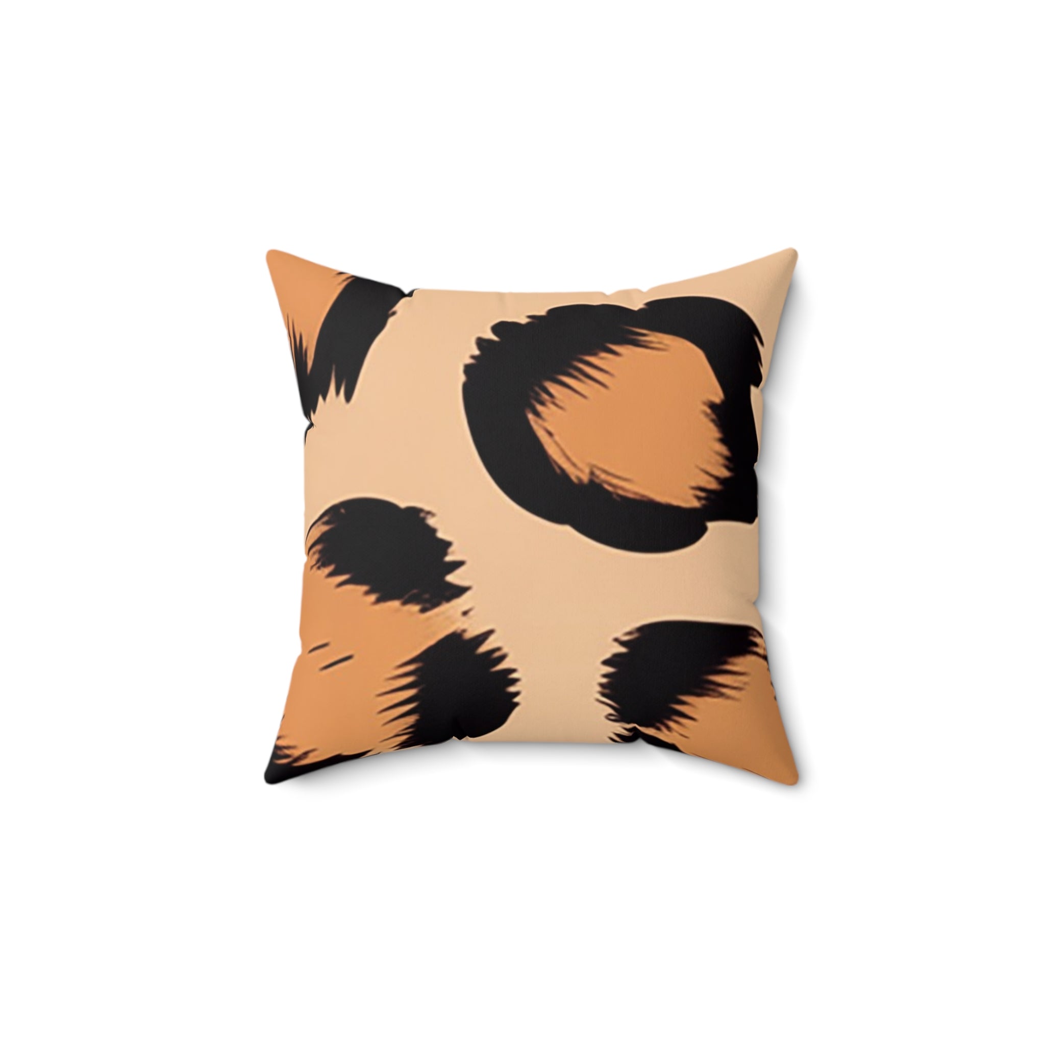 Light Brown Leopard Throw Pillow, Artsulli - Art is Long, Life is Short, Home Decor, Size, 14" × 14", , , , , 74505768319630917612