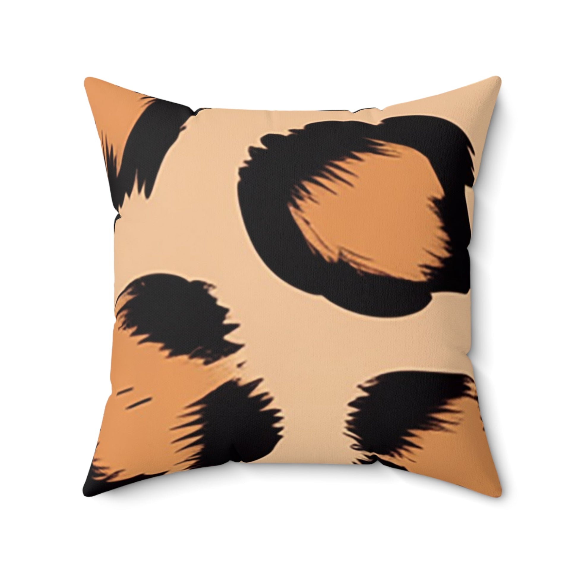 Light Brown Leopard Throw Pillow, Artsulli - Art is Long, Life is Short, Home Decor, Size, 20" × 20", , , , , 99712275132510775852