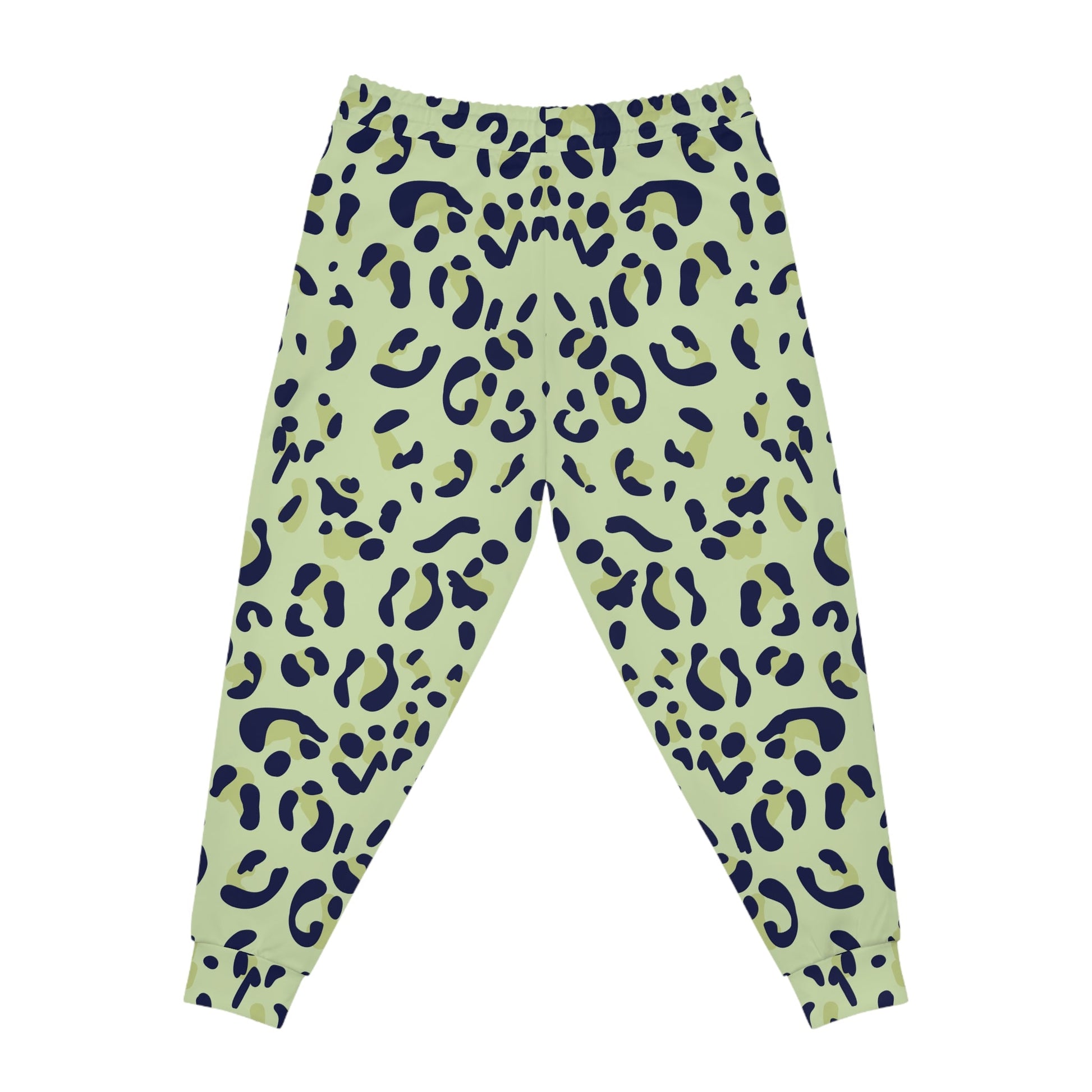 Light Green Leopard Print Joggers, Artsulli - Art is Long, Life is Short, All Over Prints, , , , , , , 