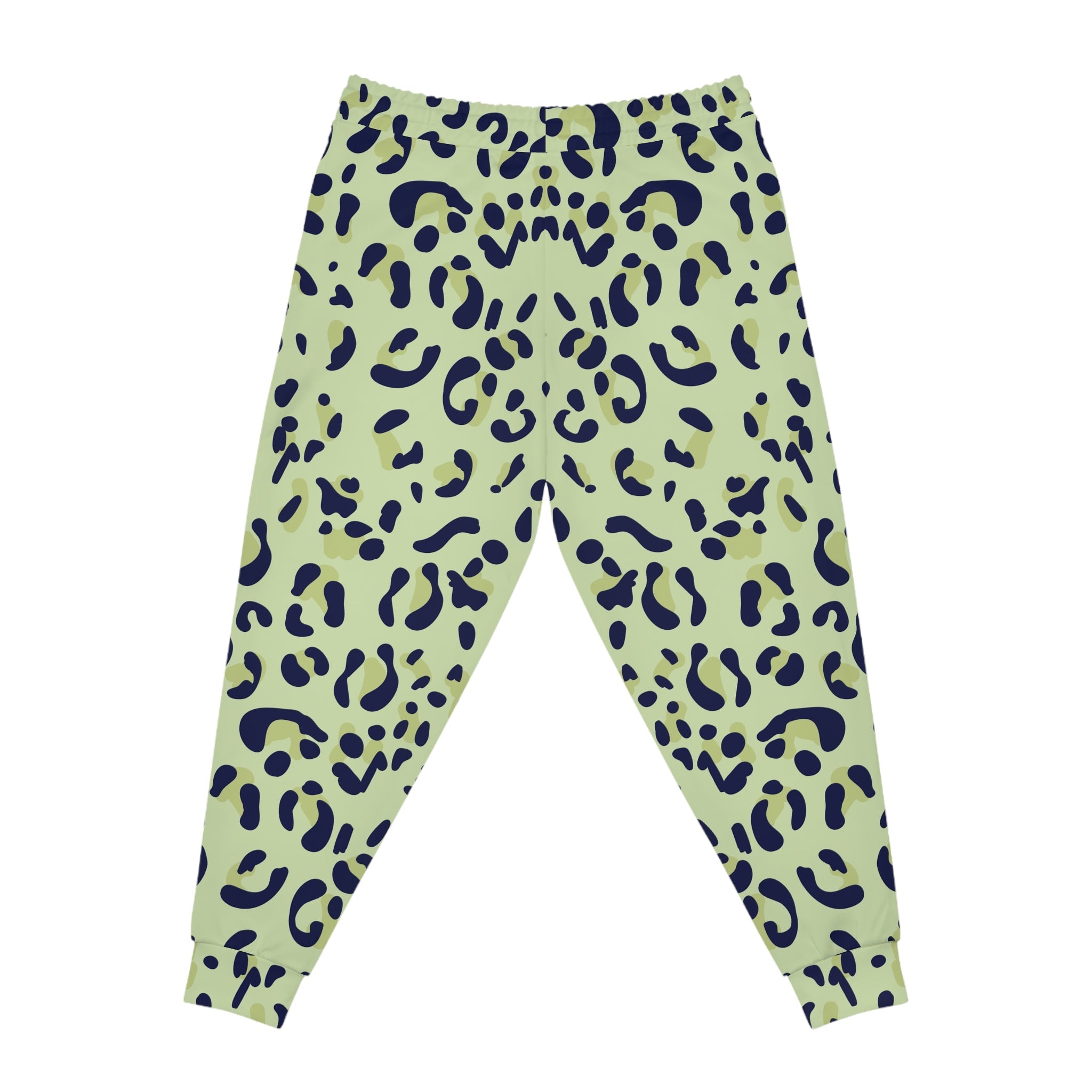 Light Green Leopard Print Joggers, Artsulli - Art is Long, Life is Short, All Over Prints, , , , , , , 