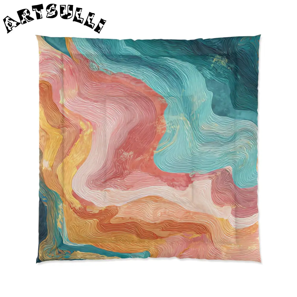 JAKKOUTTHEBXX Liquid Marble Spill Comfy Blanket 2025
