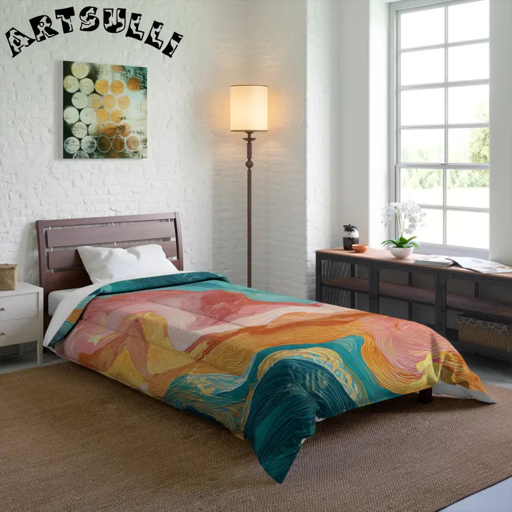 JAKKOUTTHEBXX Liquid Marble Spill Comfy Blanket 2025