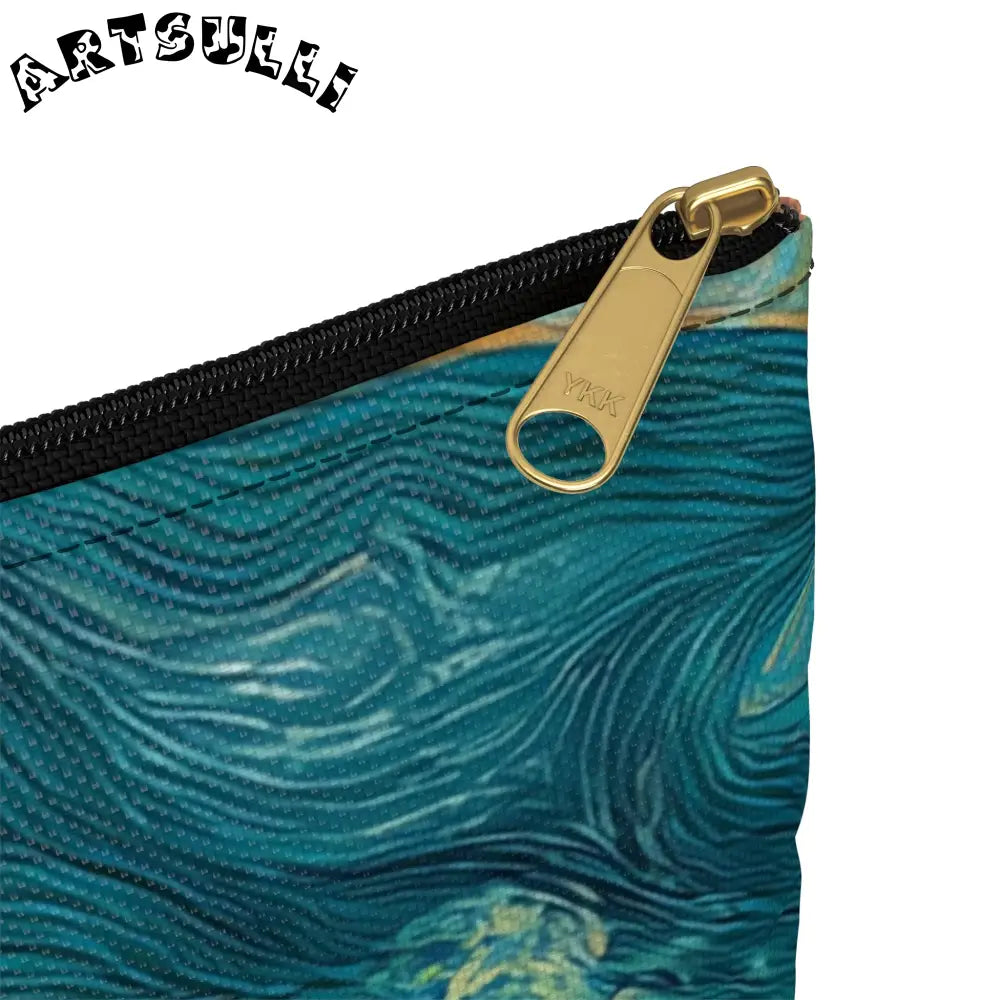 Liquid Marble Spill Cosmetic Travel Bag, Artsulli - Art is Long, Life is Short, Bags, , , , , , , 