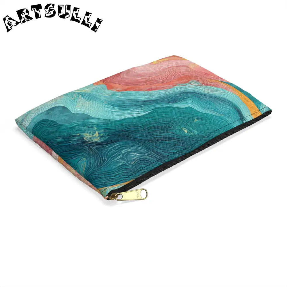 Liquid Marble Spill Cosmetic Travel Bag, Artsulli - Art is Long, Life is Short, Bags, , , , , , , 