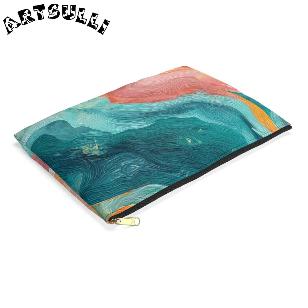 Liquid Marble Spill Cosmetic Travel Bag, Artsulli - Art is Long, Life is Short, Bags, , , , , , , 