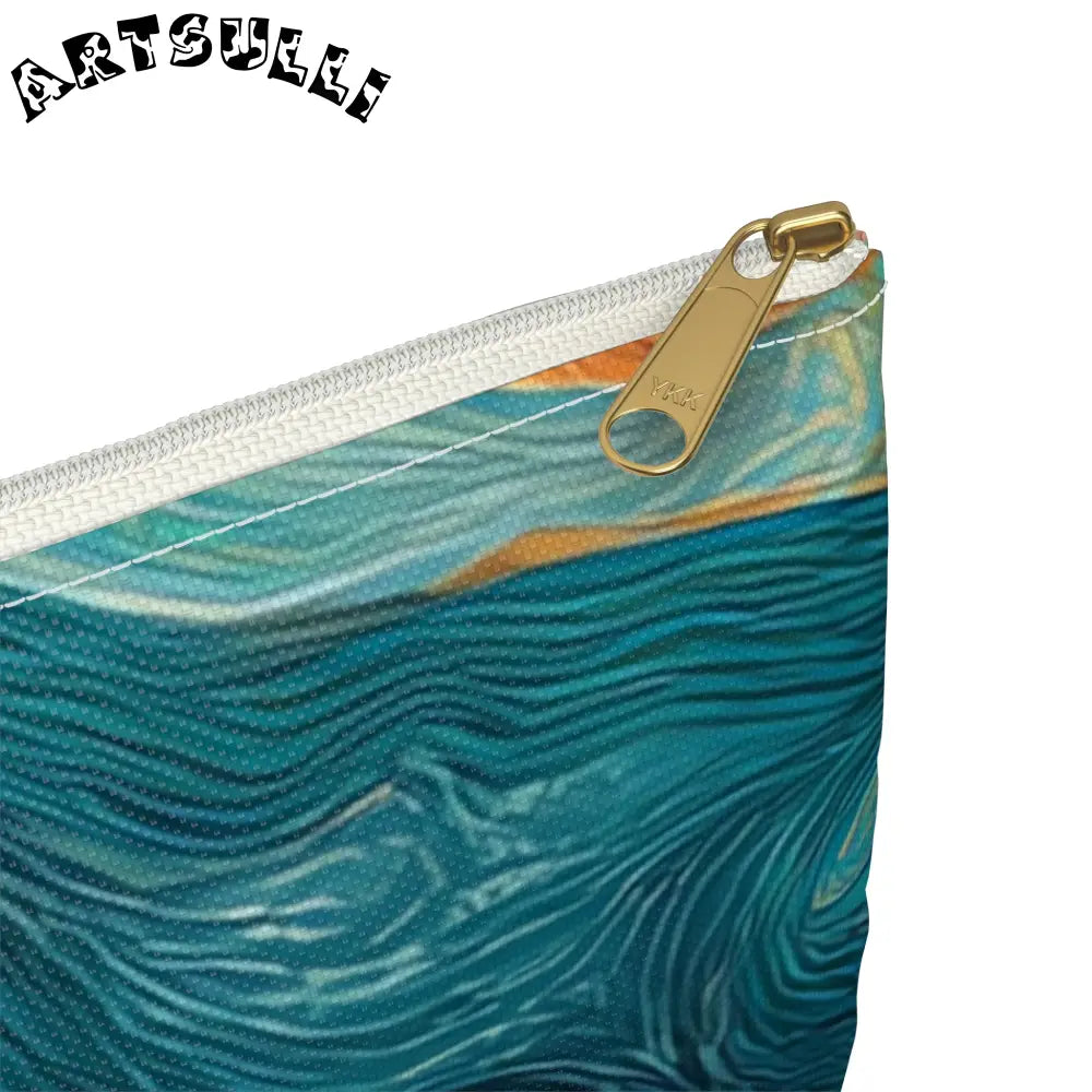 Liquid Marble Spill Cosmetic Travel Bag, Artsulli - Art is Long, Life is Short, Bags, , , , , , , 