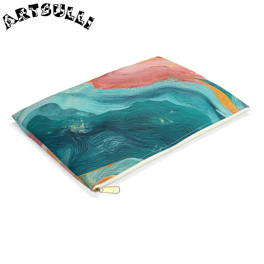 Liquid Marble Spill Cosmetic Travel Bag, Artsulli - Art is Long, Life is Short, Bags, , , , , , , 