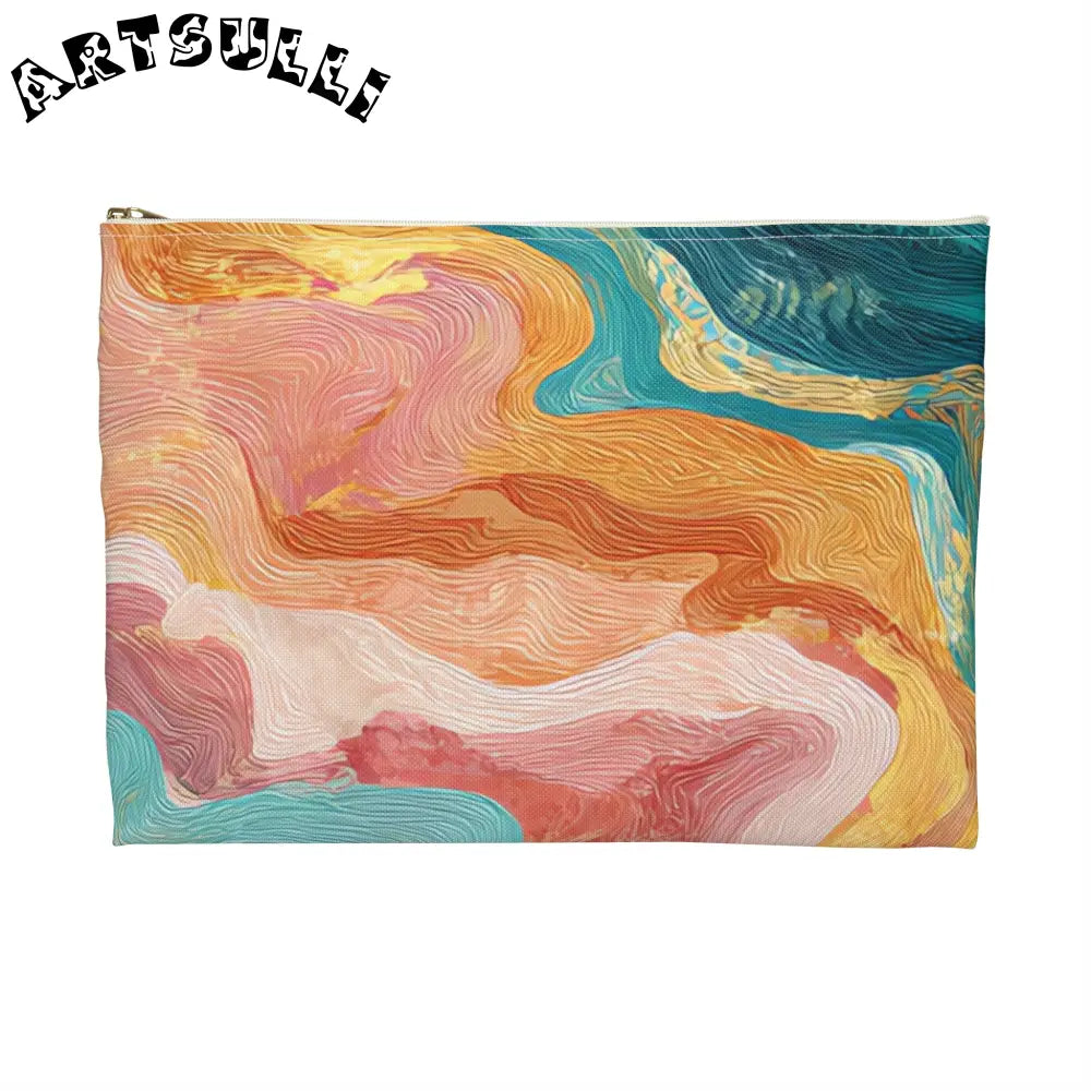 Liquid Marble Spill Cosmetic Travel Bag, Artsulli - Art is Long, Life is Short, Bags, , , , , , , 