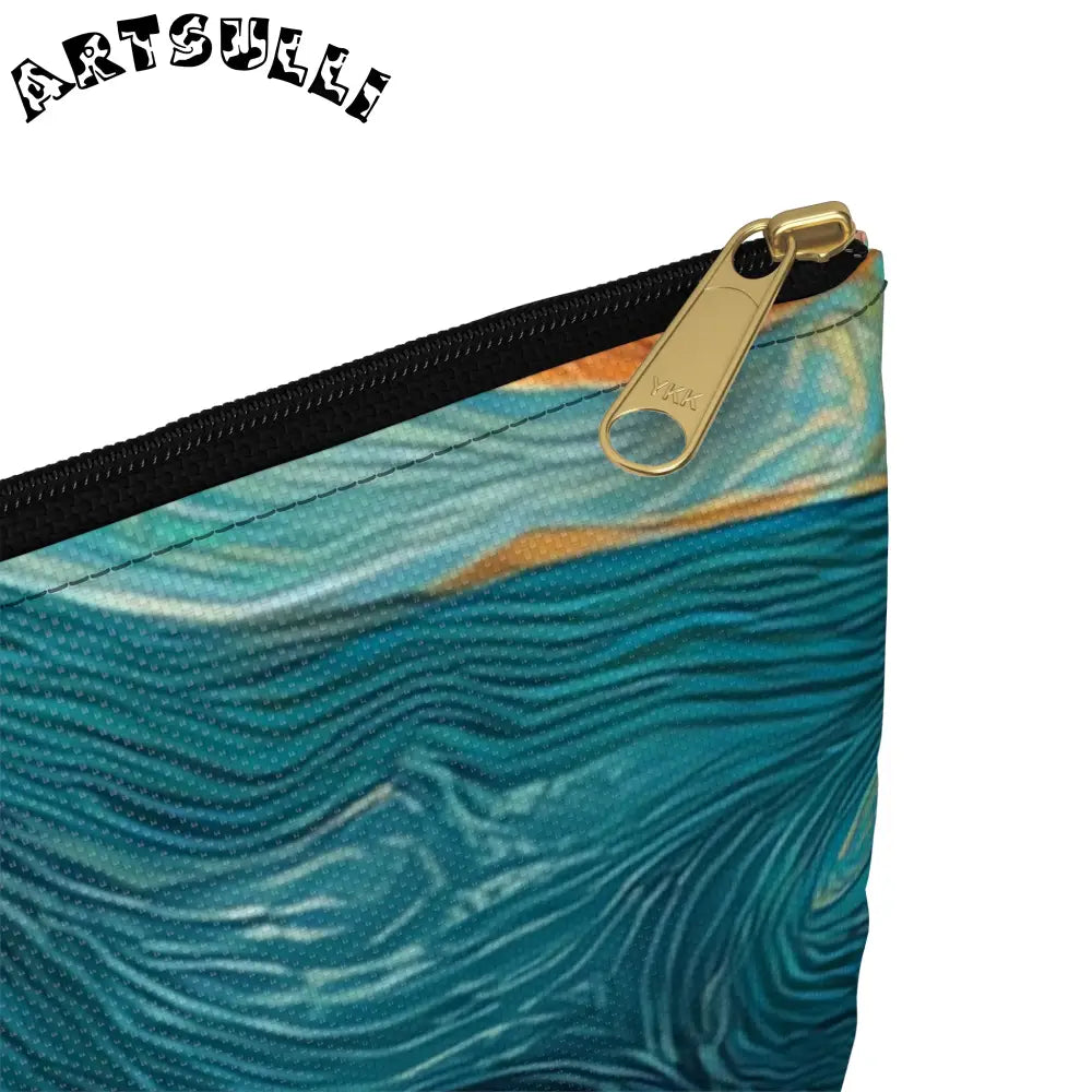 Liquid Marble Spill Cosmetic Travel Bag, Artsulli - Art is Long, Life is Short, Bags, , , , , , , 