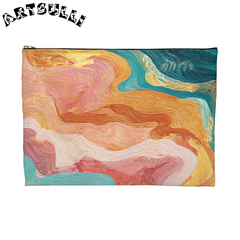 Liquid Marble Spill Cosmetic Travel Bag, Artsulli - Art is Long, Life is Short, Bags, , , , , , , 