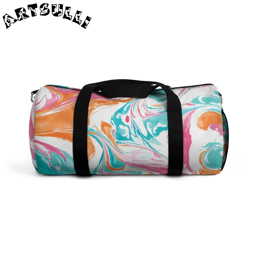 JAKKOUTTHEBXX Liquid Pastel Spill Durable Duffel Bag 2025