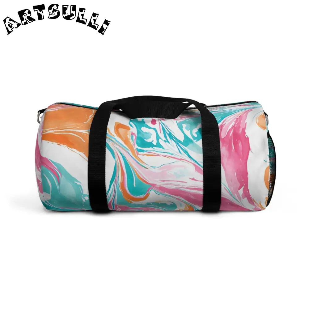 JAKKOUTTHEBXX Liquid Pastel Spill Durable Duffel Bag 2025