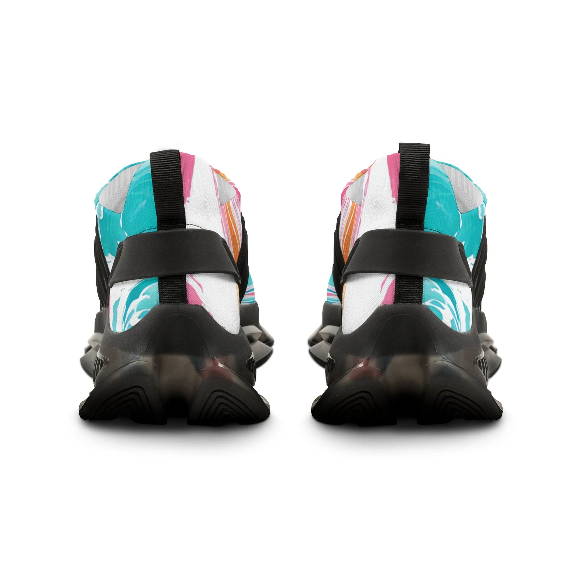 Liquid Pastel Spill Mesh Sneakers, Artsulli - Art is Long, Life is Short, Shoes, , , , , , , 