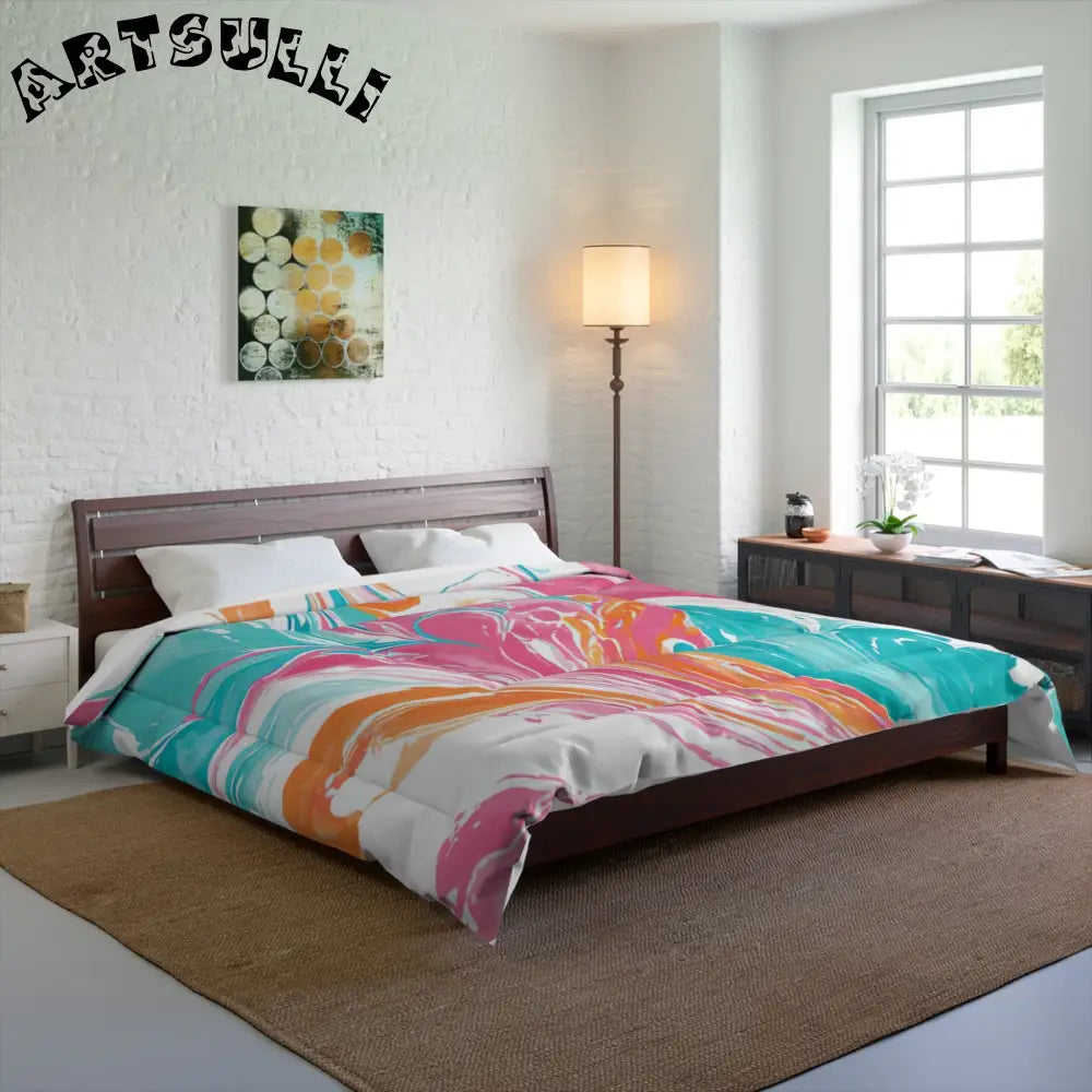 JAKKOUTTHEBXX Liquid Pastel Spill Snug Blanket 2025