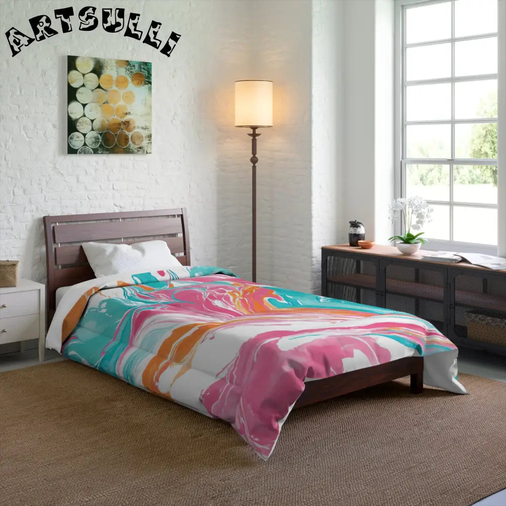 JAKKOUTTHEBXX Liquid Pastel Spill Snug Blanket 2025