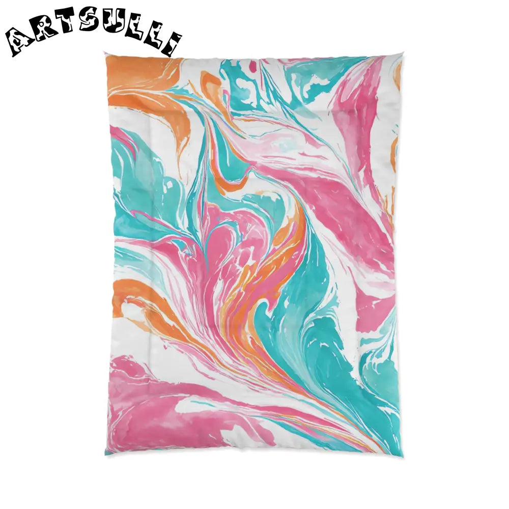 JAKKOUTTHEBXX Liquid Pastel Spill Snug Blanket 2025
