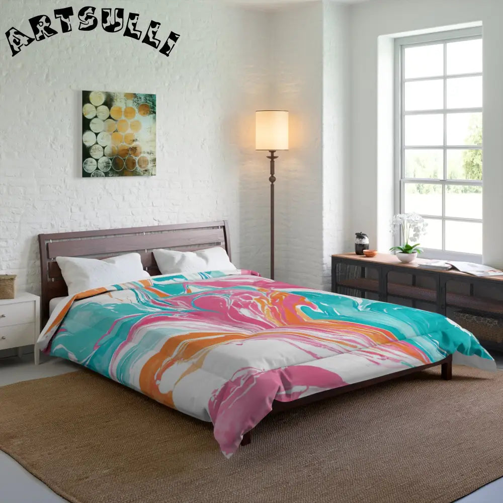 JAKKOUTTHEBXX Liquid Pastel Spill Snug Blanket 2025