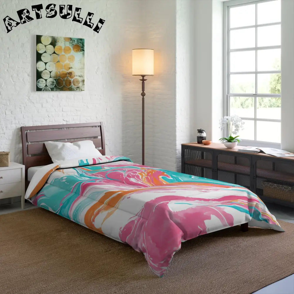 JAKKOUTTHEBXX Liquid Pastel Spill Snug Blanket 2025