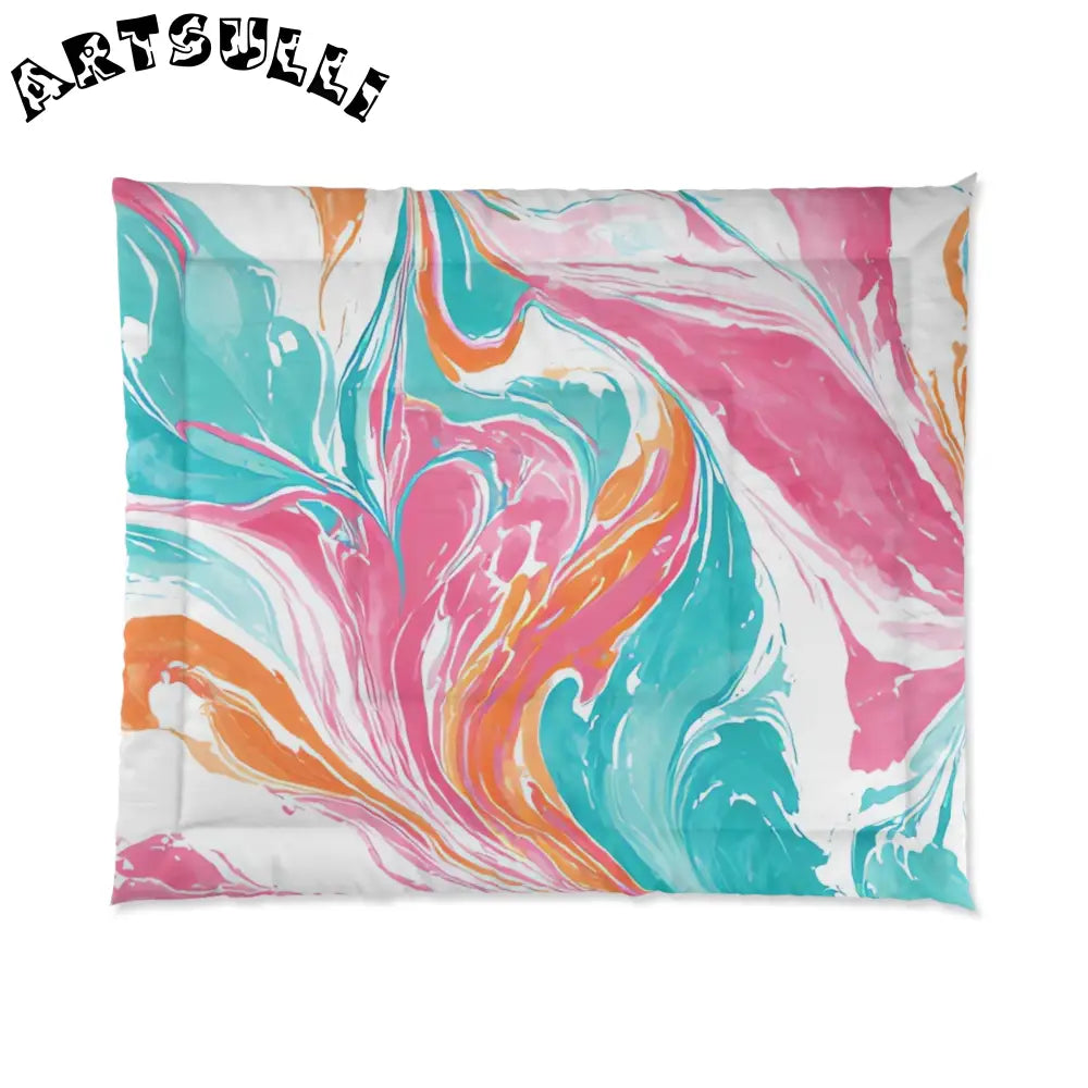 JAKKOUTTHEBXX Liquid Pastel Spill Snug Blanket 2025