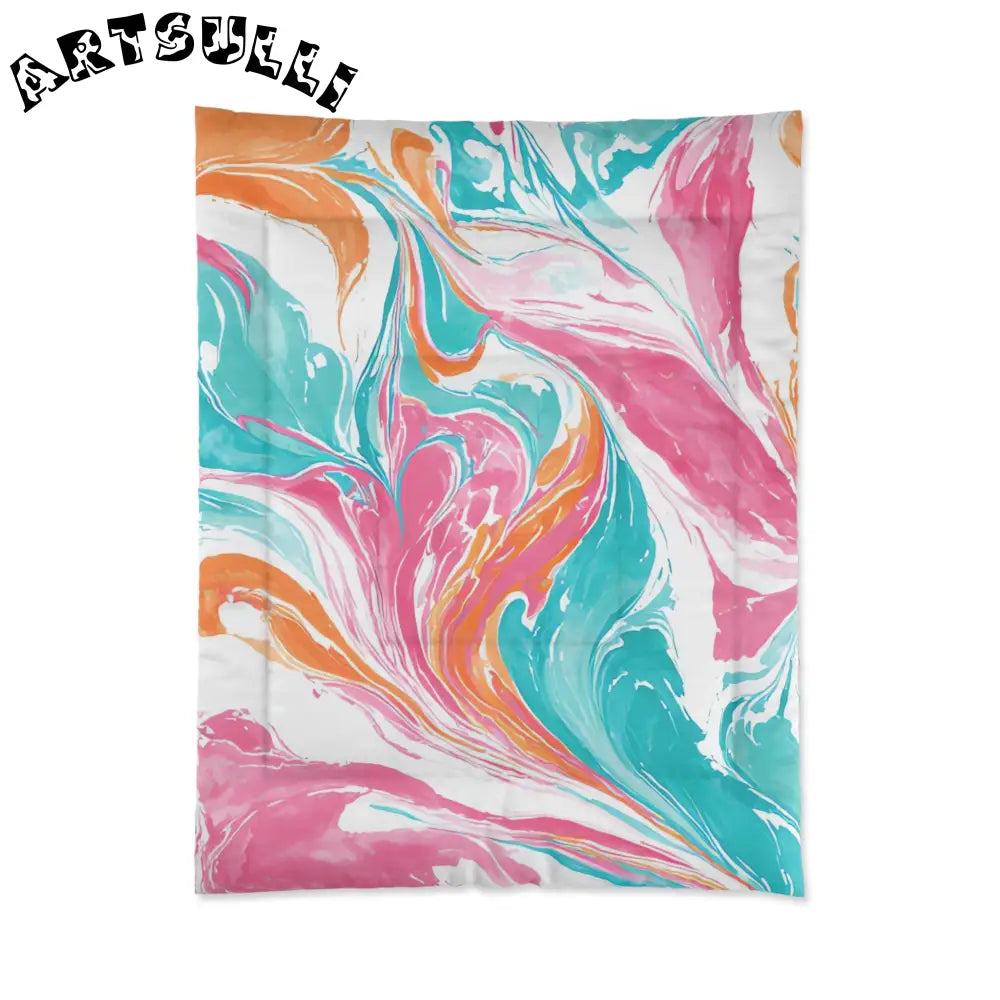 JAKKOUTTHEBXX Liquid Pastel Spill Snug Blanket 2025