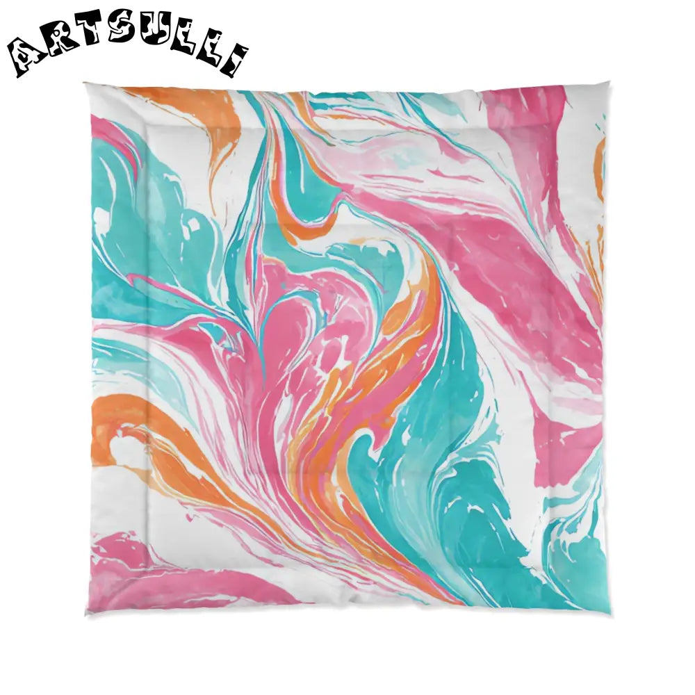 JAKKOUTTHEBXX Liquid Pastel Spill Snug Blanket 2025