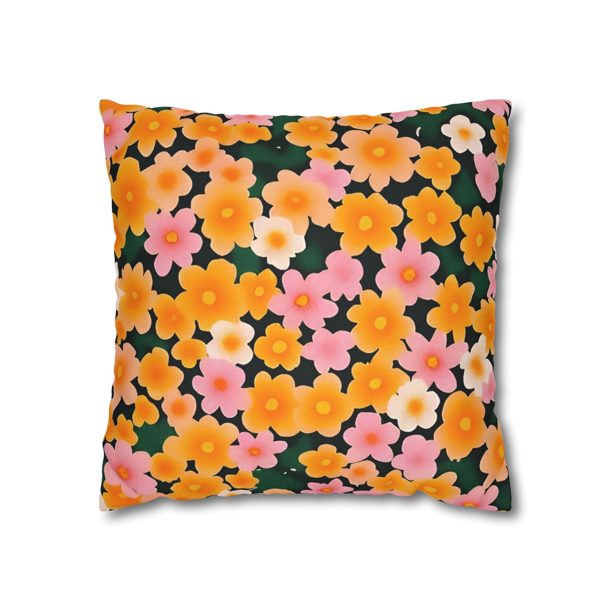 Lush Garden Floral Throw Pillow, Artsulli - Art is Long, Life is Short, Home Decor, Size, 16" × 16", , , , , 24840318021542368400