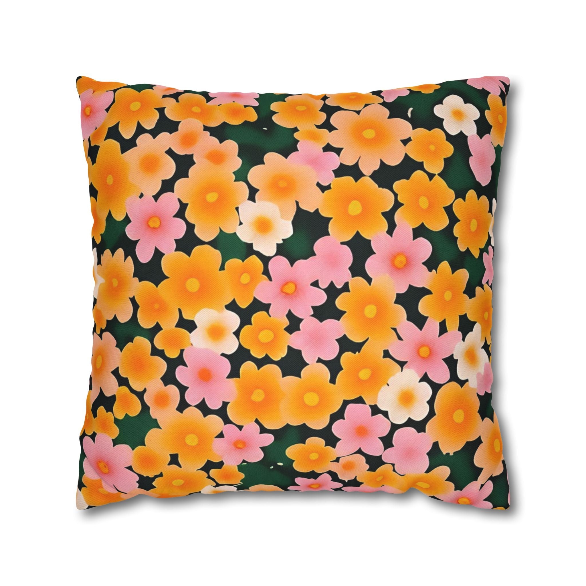 Lush Garden Floral Throw Pillow, Artsulli - Art is Long, Life is Short, Home Decor, Size, 20" × 20", , , , , 32389580845522756629