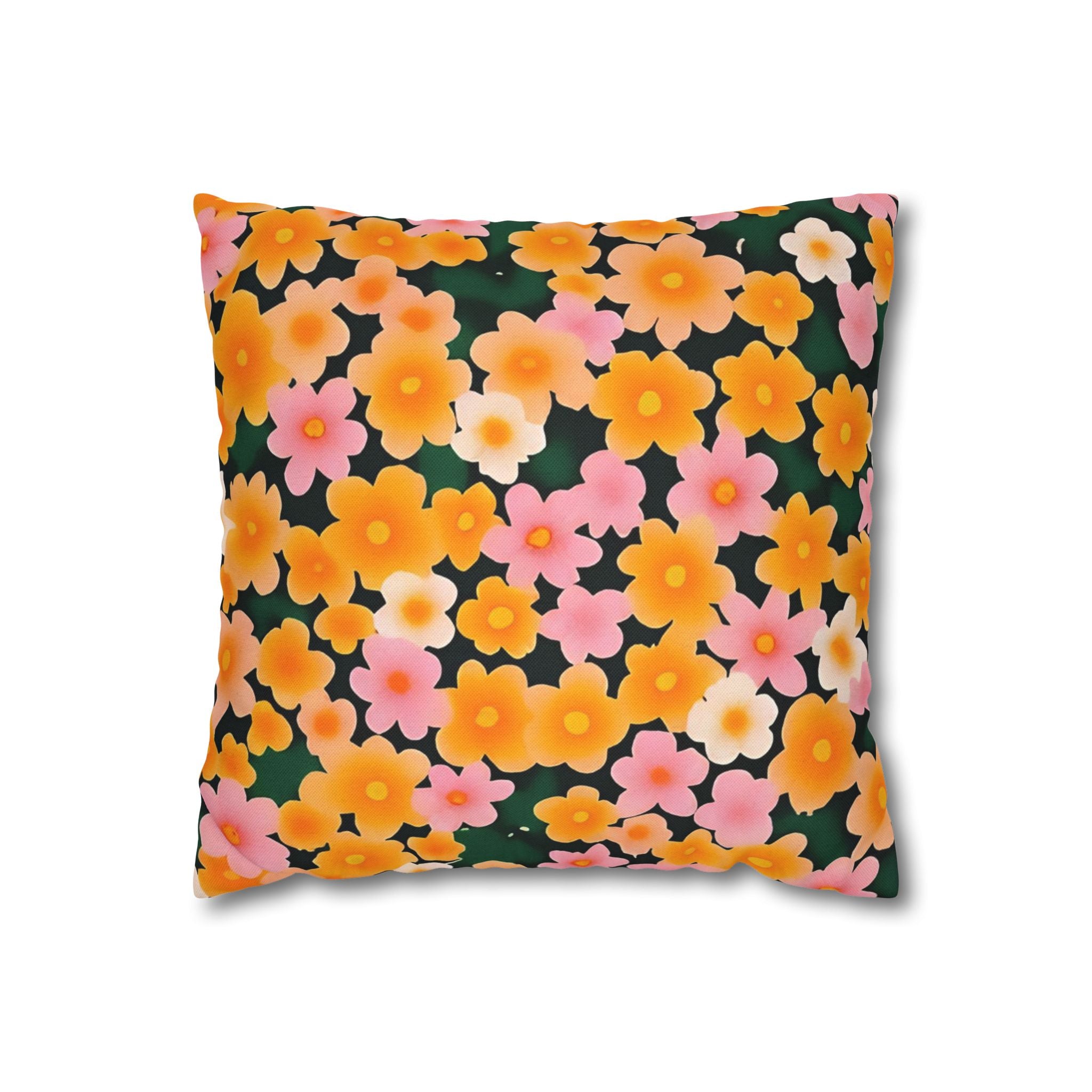 Lush Garden Floral Throw Pillow, Artsulli - Art is Long, Life is Short, Home Decor, Size, 14" × 14", , , , , 65338525291643632857