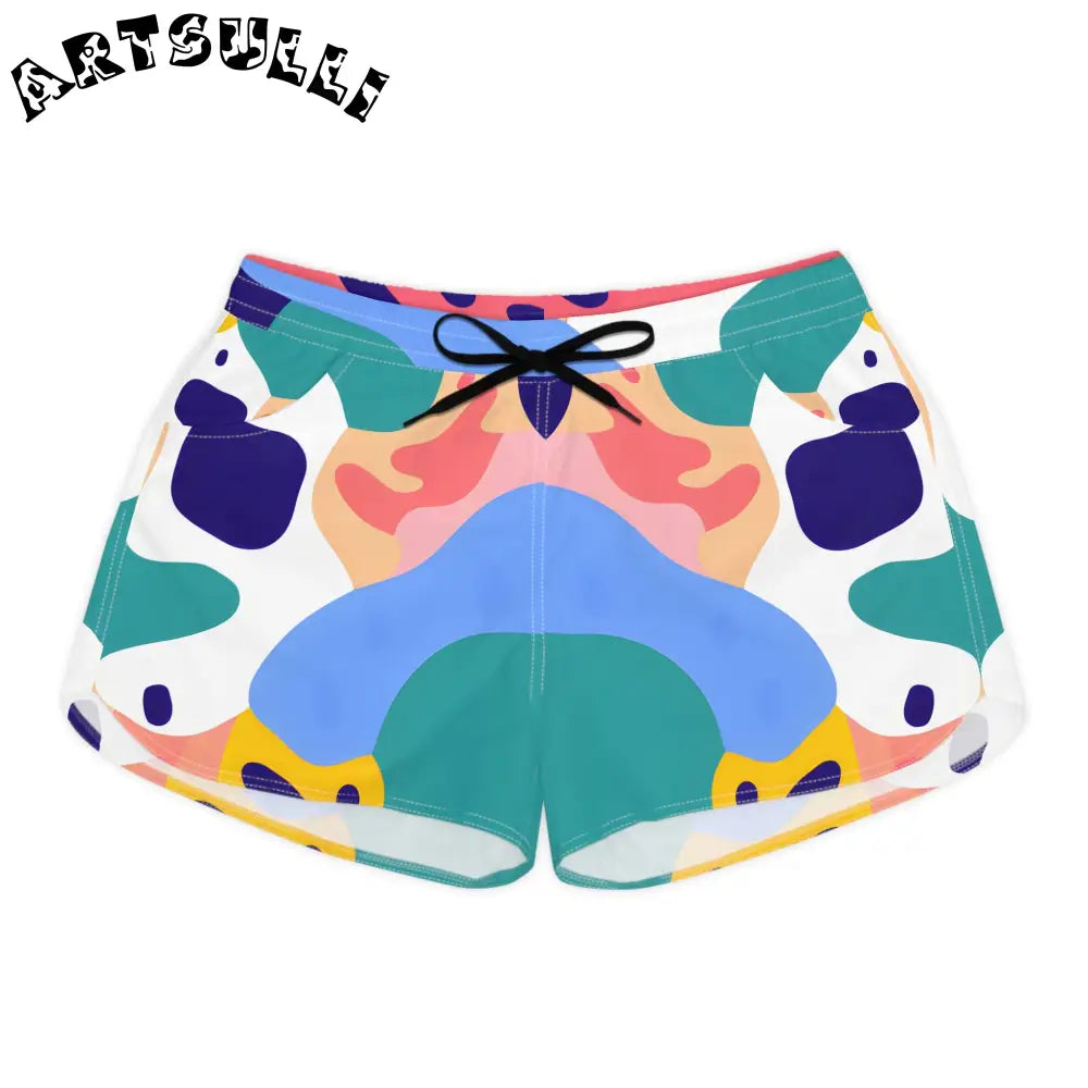 Lush Risograph Jungle Shorts Offer Comfort, Artsulli - Art is Long, Life is Short, All Over Prints, Size, S, Color, Black drawstring, , , 10709288707792506269