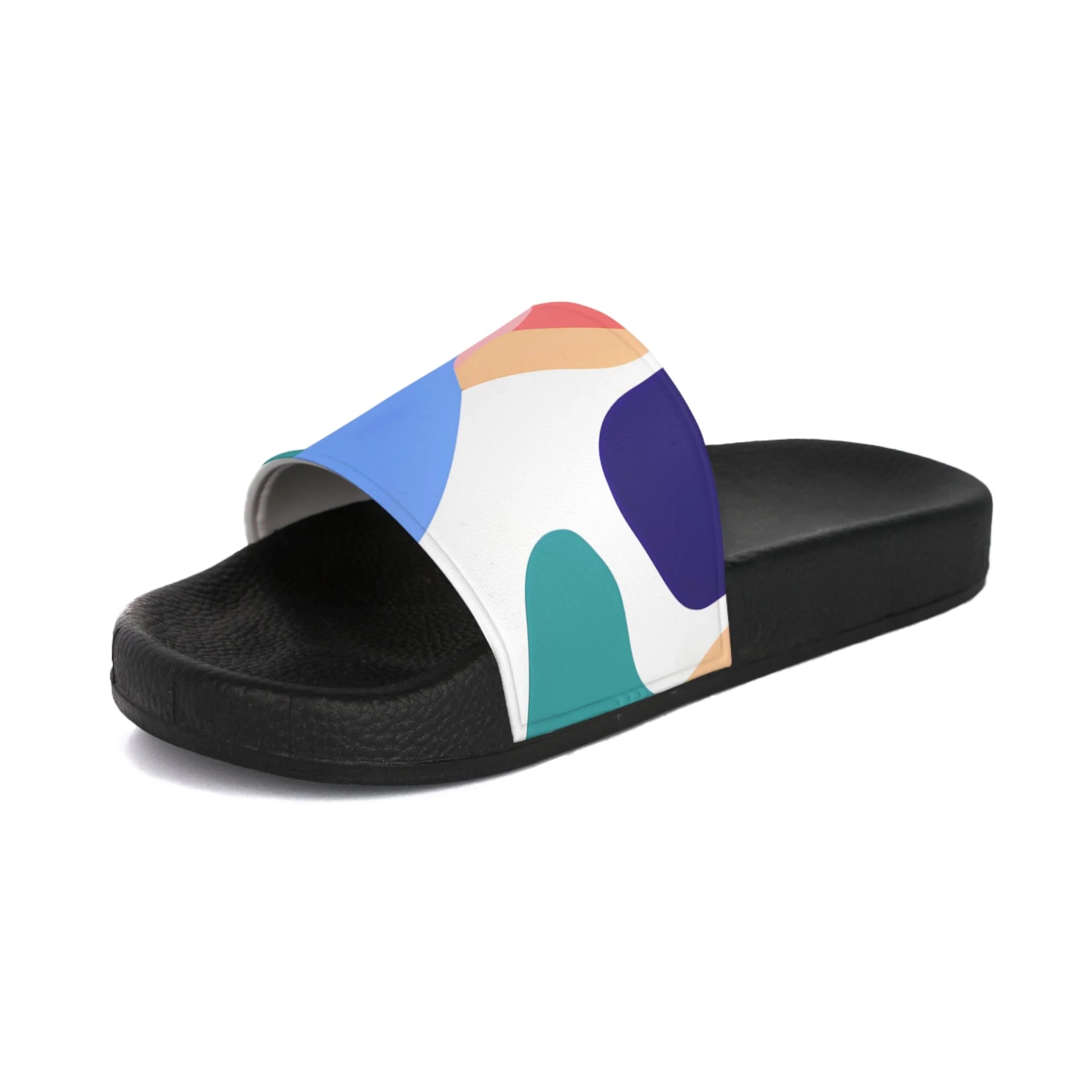 Lush Risograph Jungle Slides with Excellent Cushioning, Artsulli - Art is Long, Life is Short, Shoes, , , , , , , 