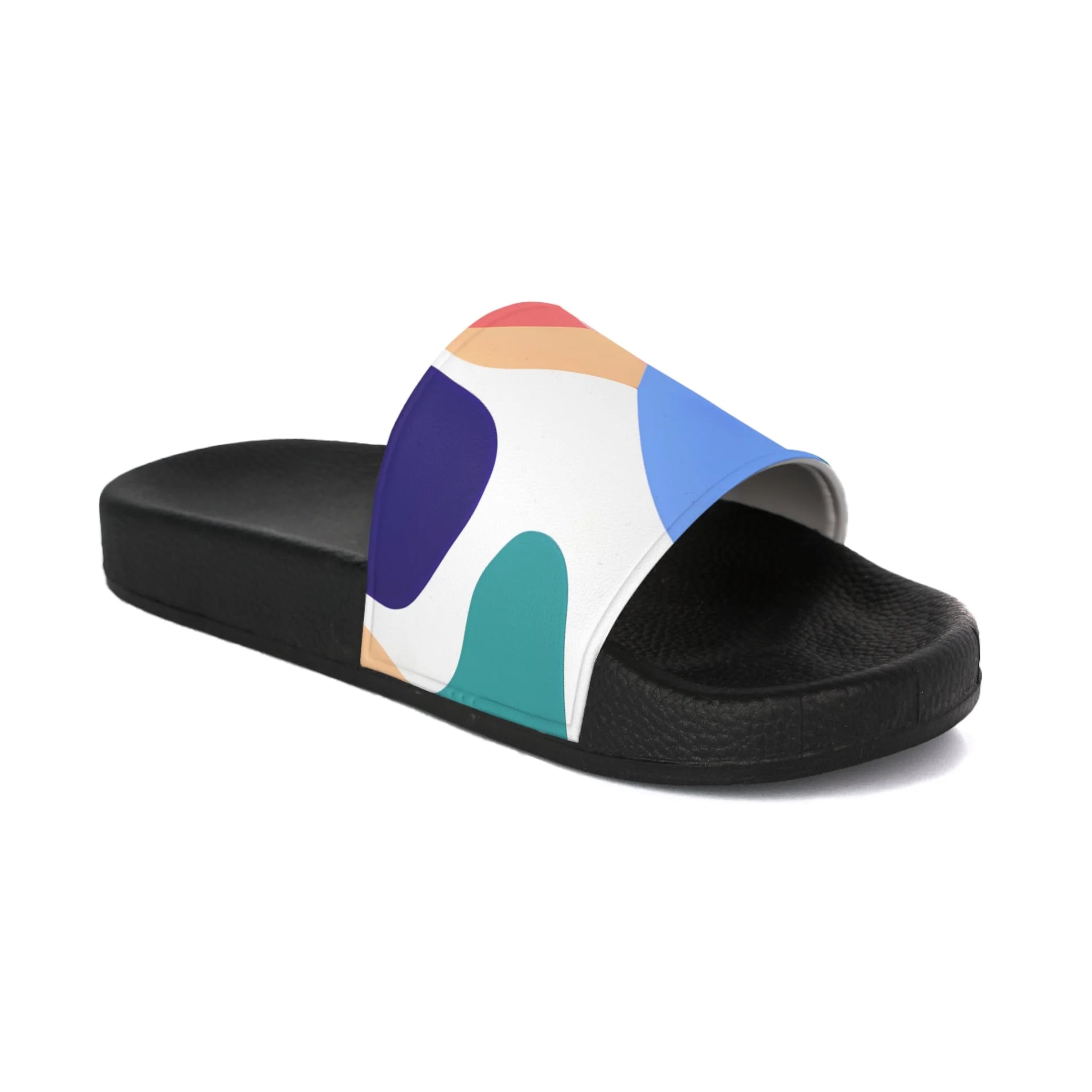 Lush Risograph Jungle Slides with Excellent Cushioning, Artsulli - Art is Long, Life is Short, Shoes, , , , , , , 