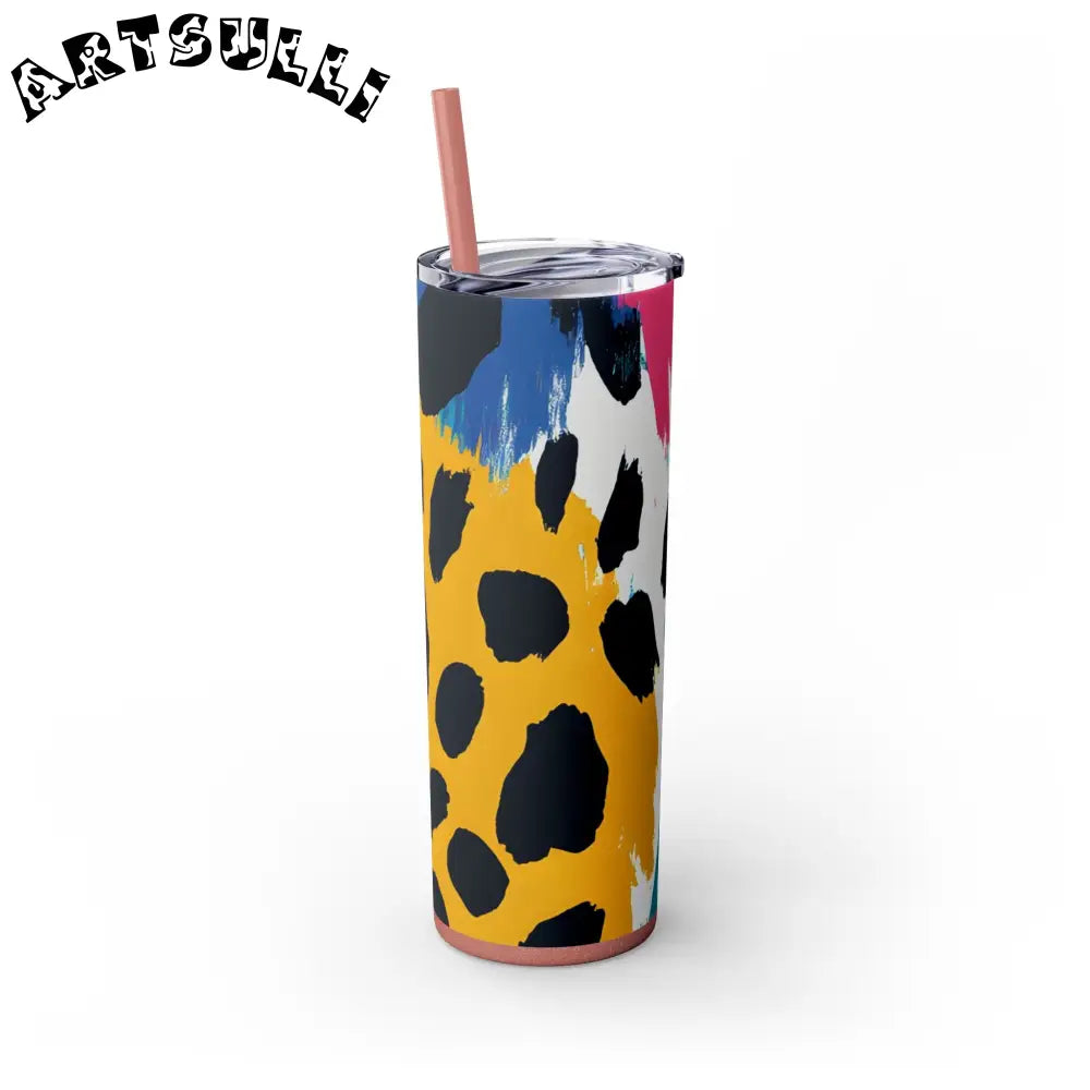 Maars Abstract Personalized Skinny Tumbler, Artsulli - Art is Long, Life is Short, Mug, , , , , , , 